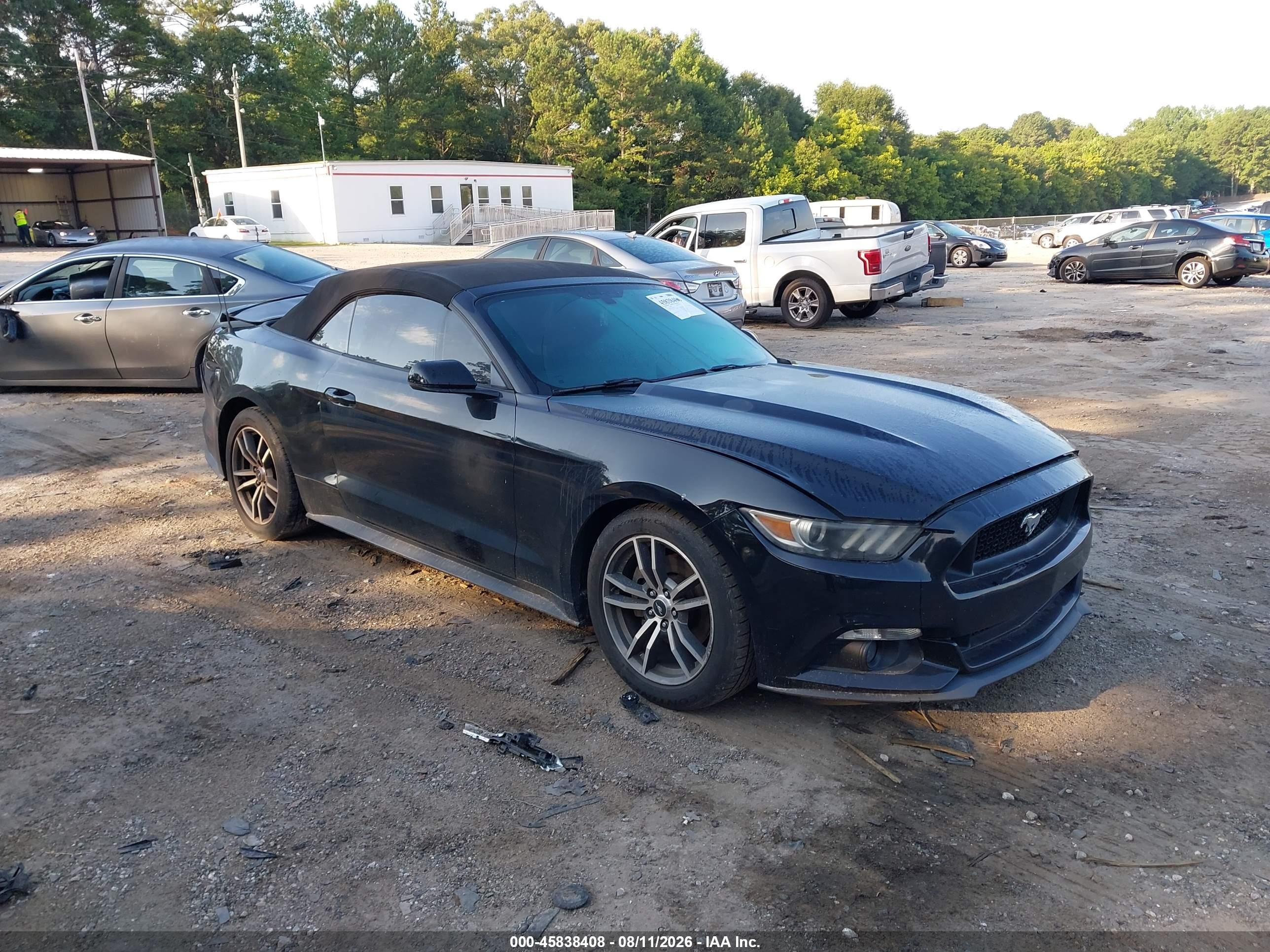 2015 Ford Mustang Ecoboost Premium Black vin: 1FATP8UH3F5343572