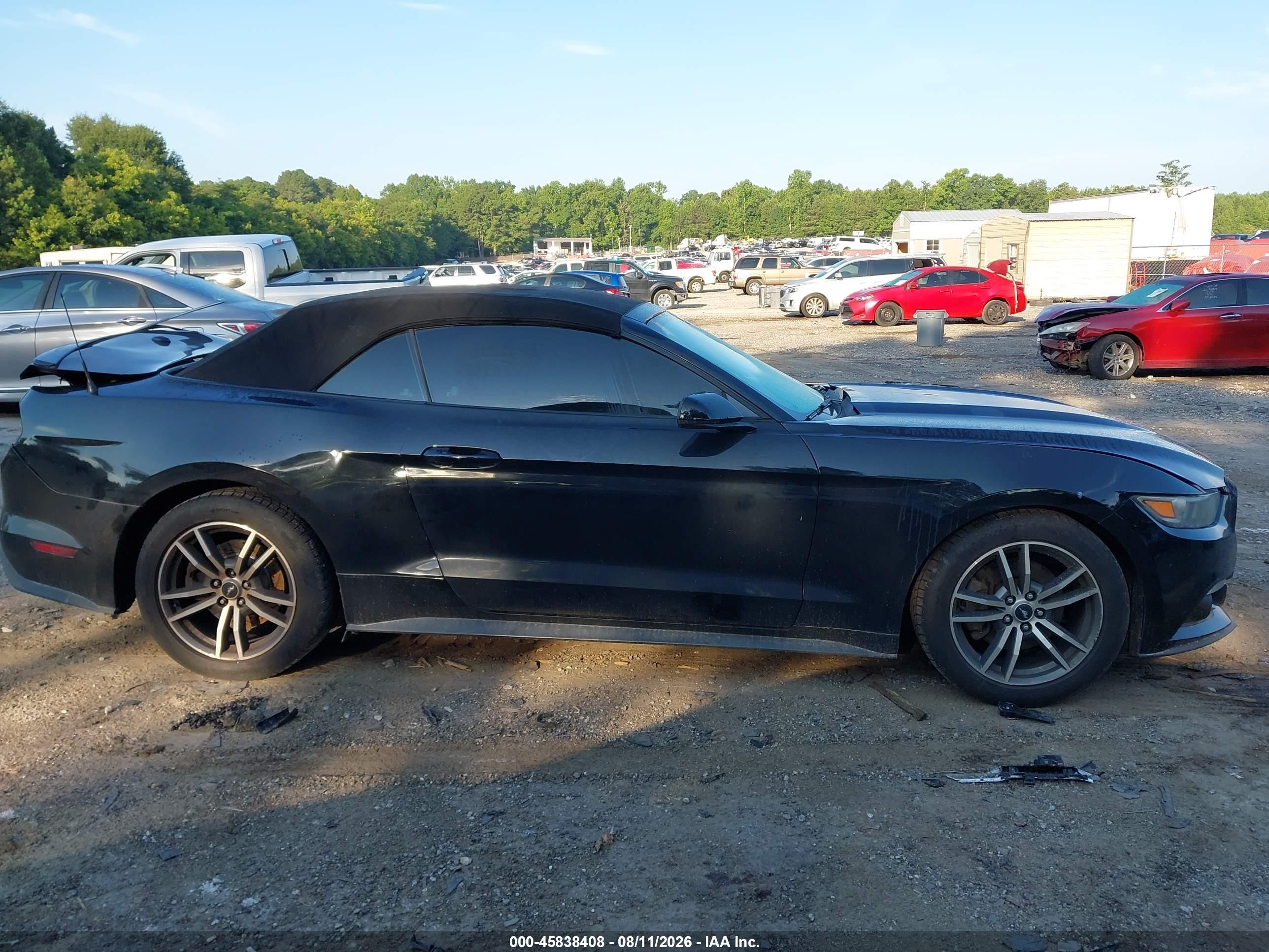 2015 Ford Mustang Ecoboost Premium Black vin: 1FATP8UH3F5343572