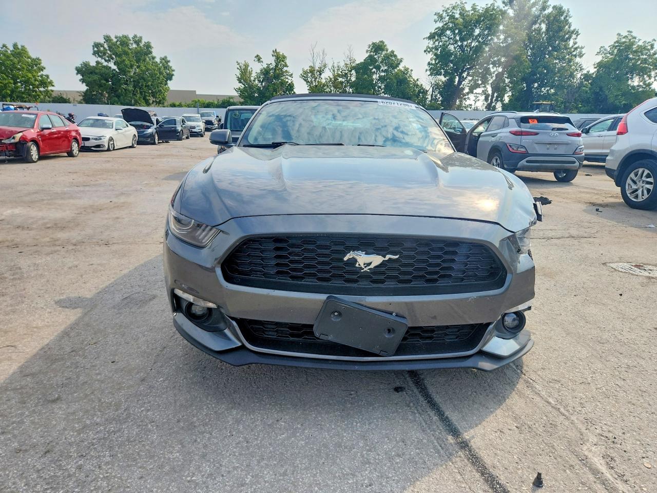 2015 Ford Mustang Gray vin: 1FATP8UH3F5397454