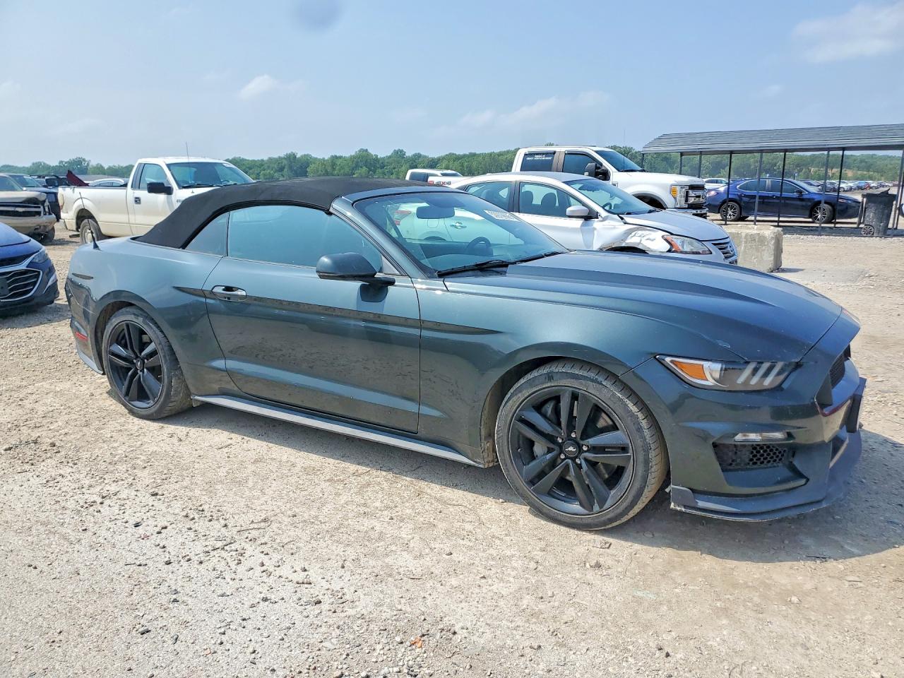 2015 Ford Mustang Black vin: 1FATP8UH4F5396507