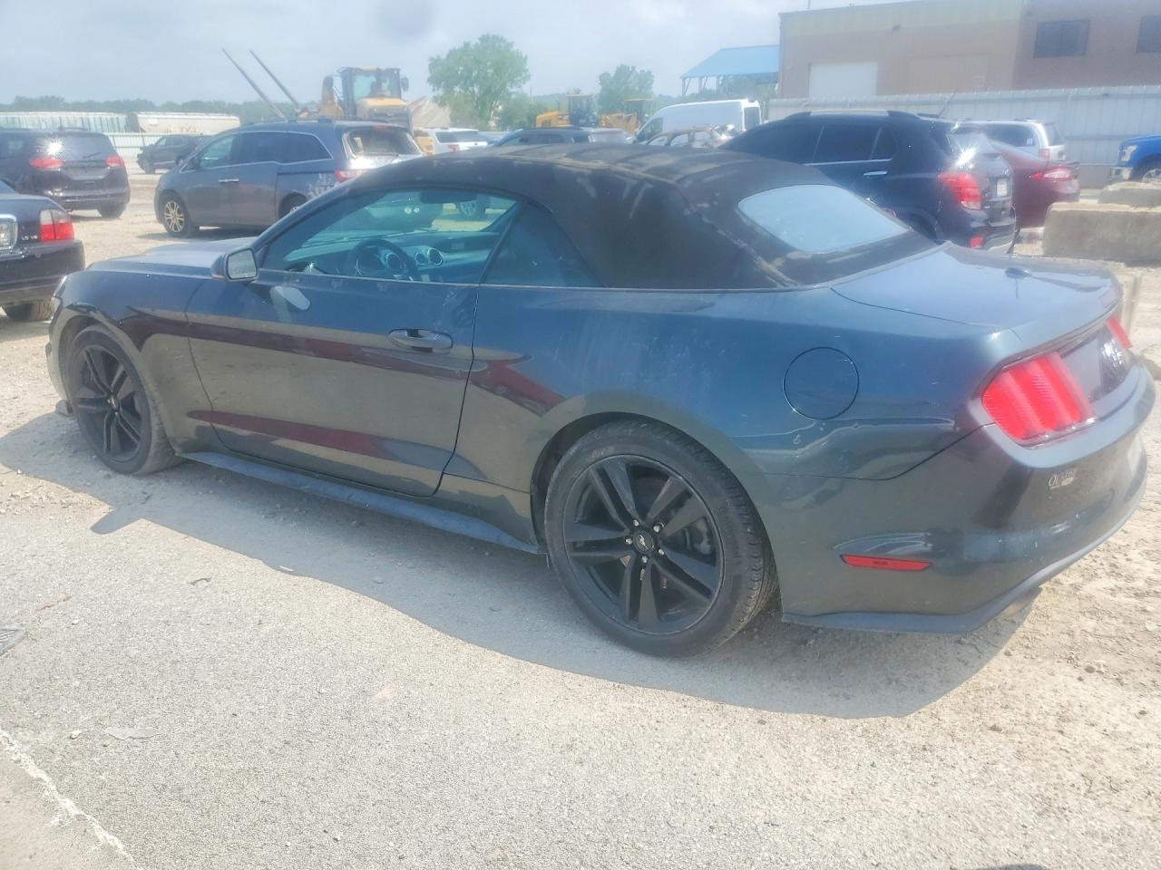 2015 Ford Mustang Black vin: 1FATP8UH4F5396507