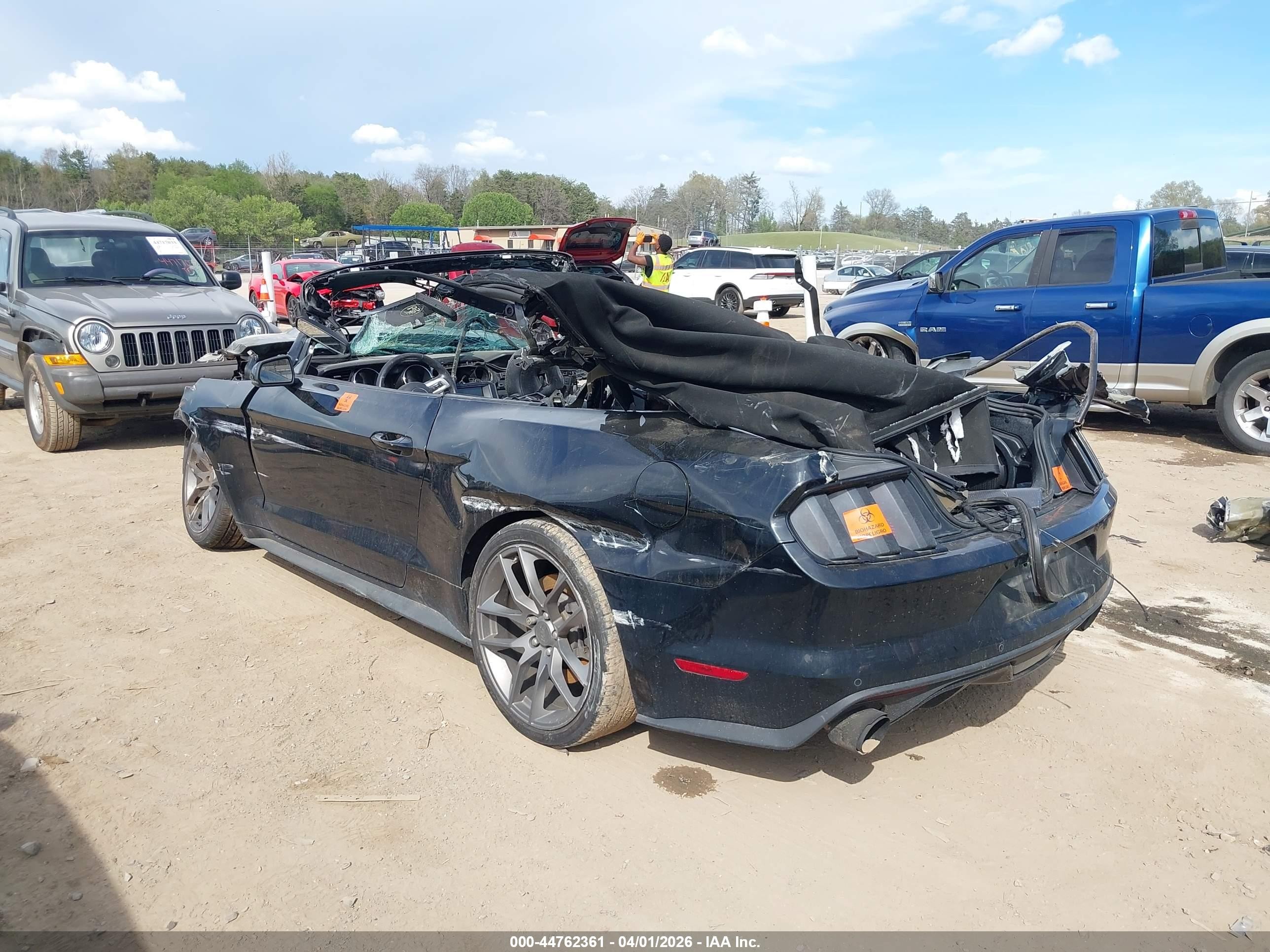 2015 Ford Mustang Ecoboost Premium Black vin: 1FATP8UH4F5433829