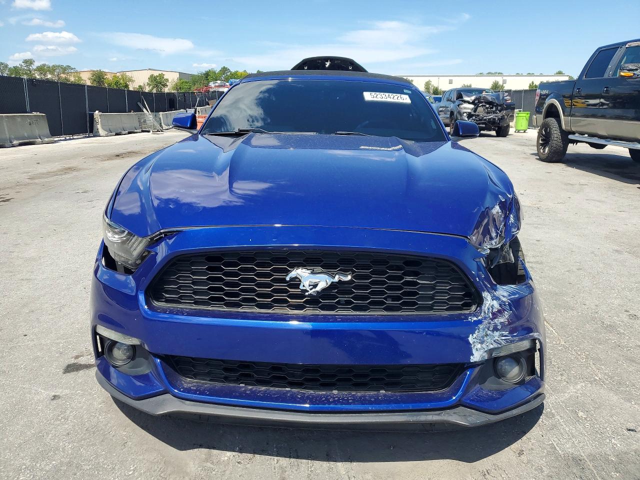 2016 Ford Mustang Синий vin: 1FATP8UH4G5236144