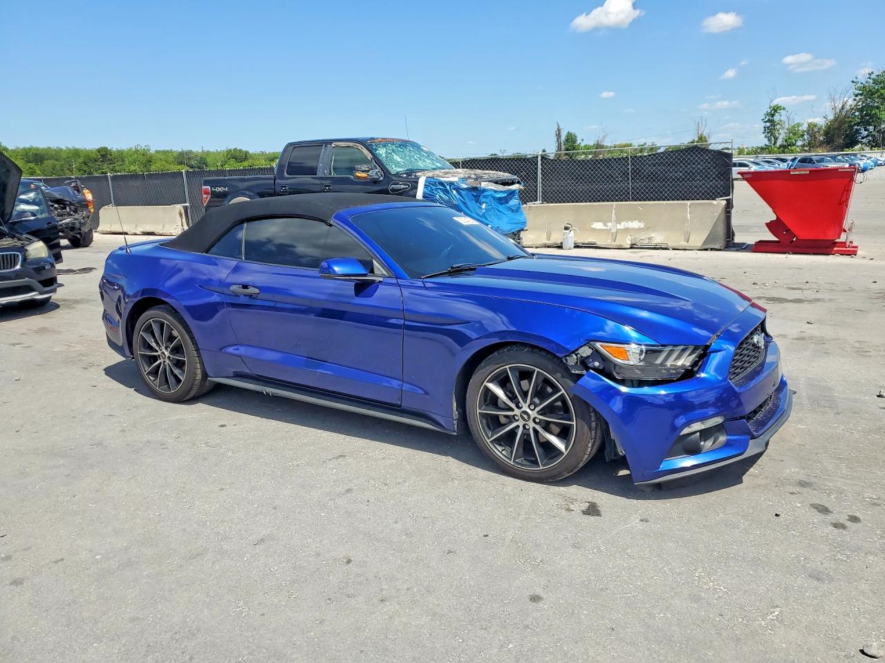 2016 Ford Mustang Синий vin: 1FATP8UH4G5236144