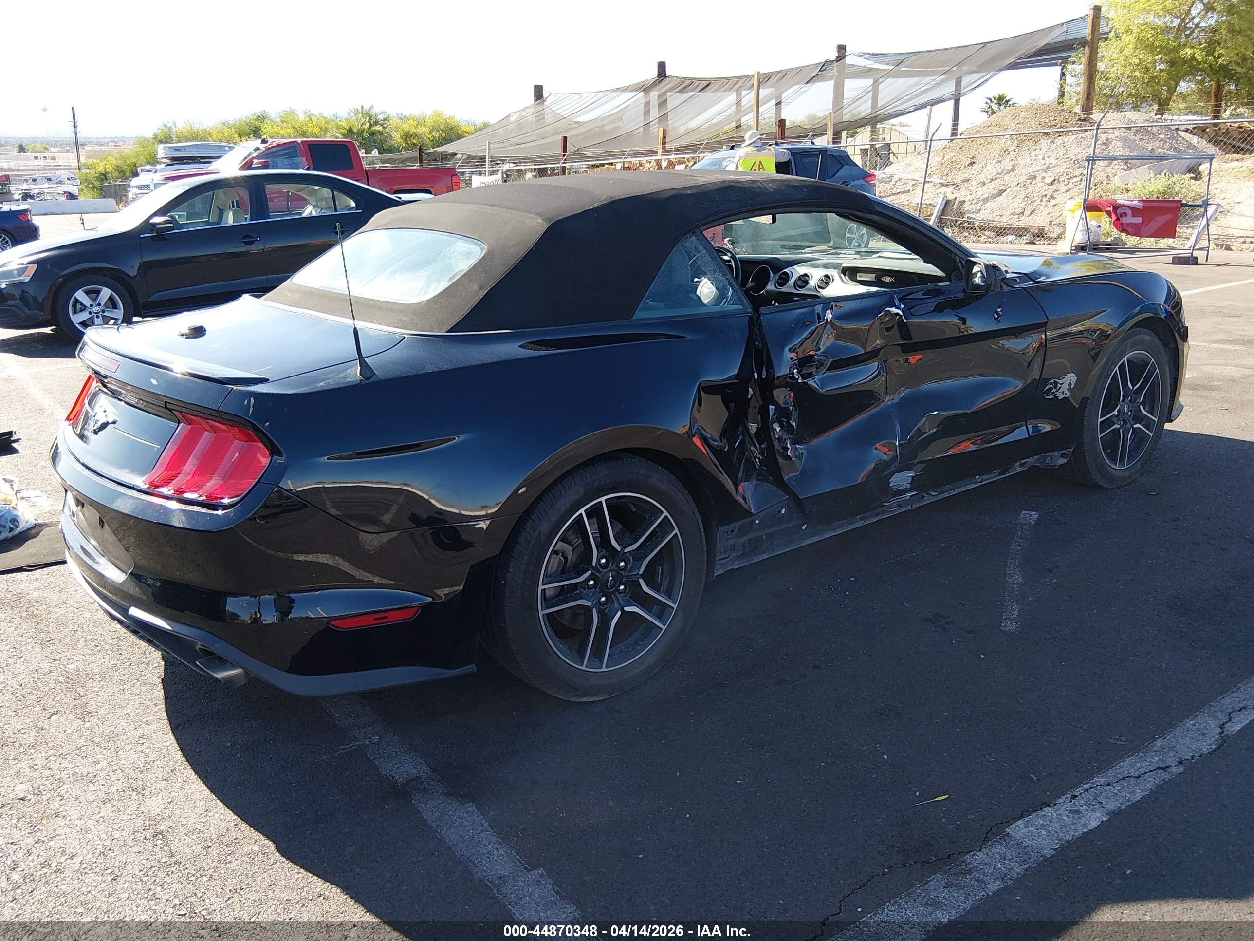 2021 Ford Mustang Ecoboost Premium Black vin: 1FATP8UH4M5120664