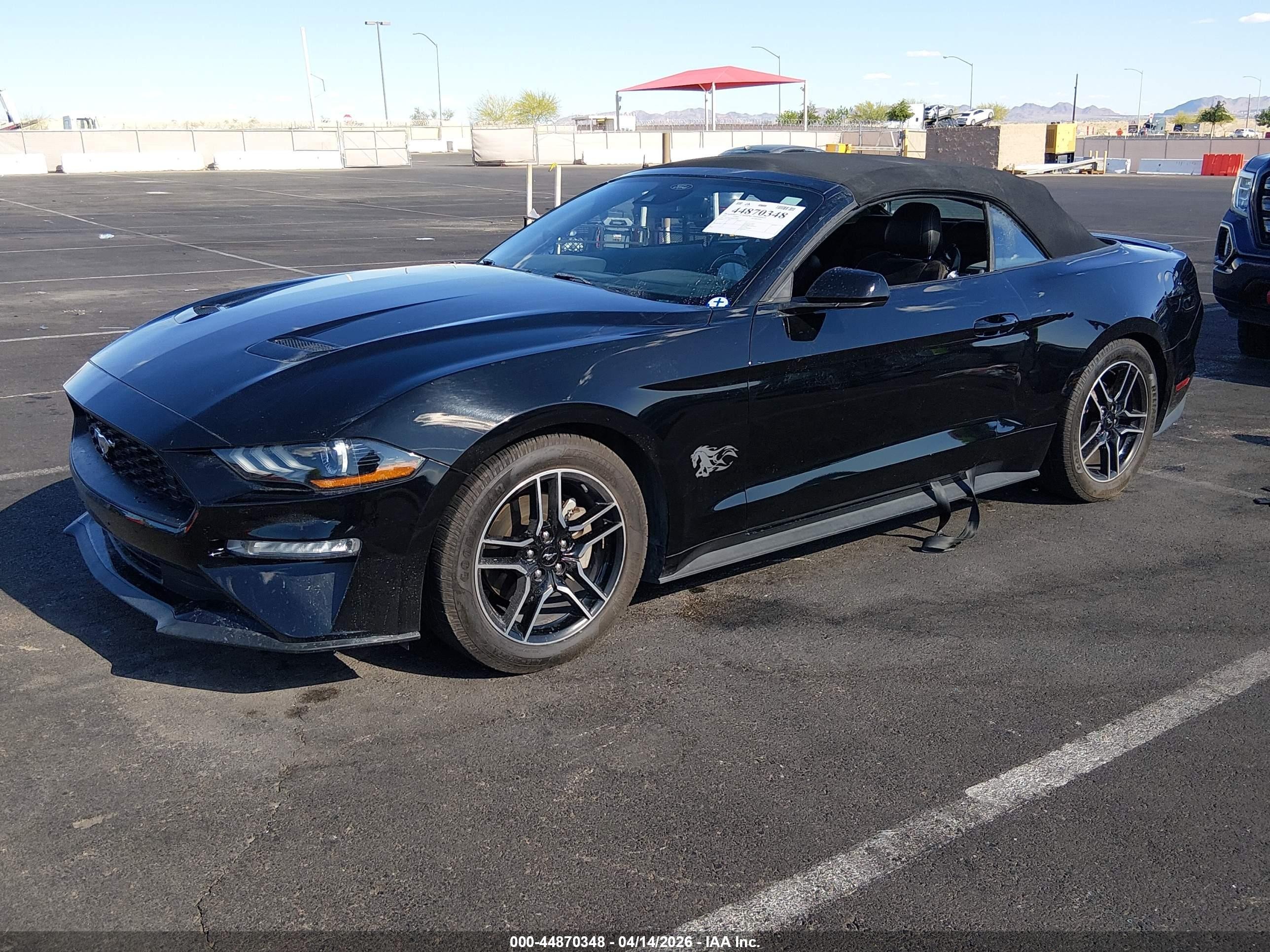 2021 Ford Mustang Ecoboost Premium Black vin: 1FATP8UH4M5120664