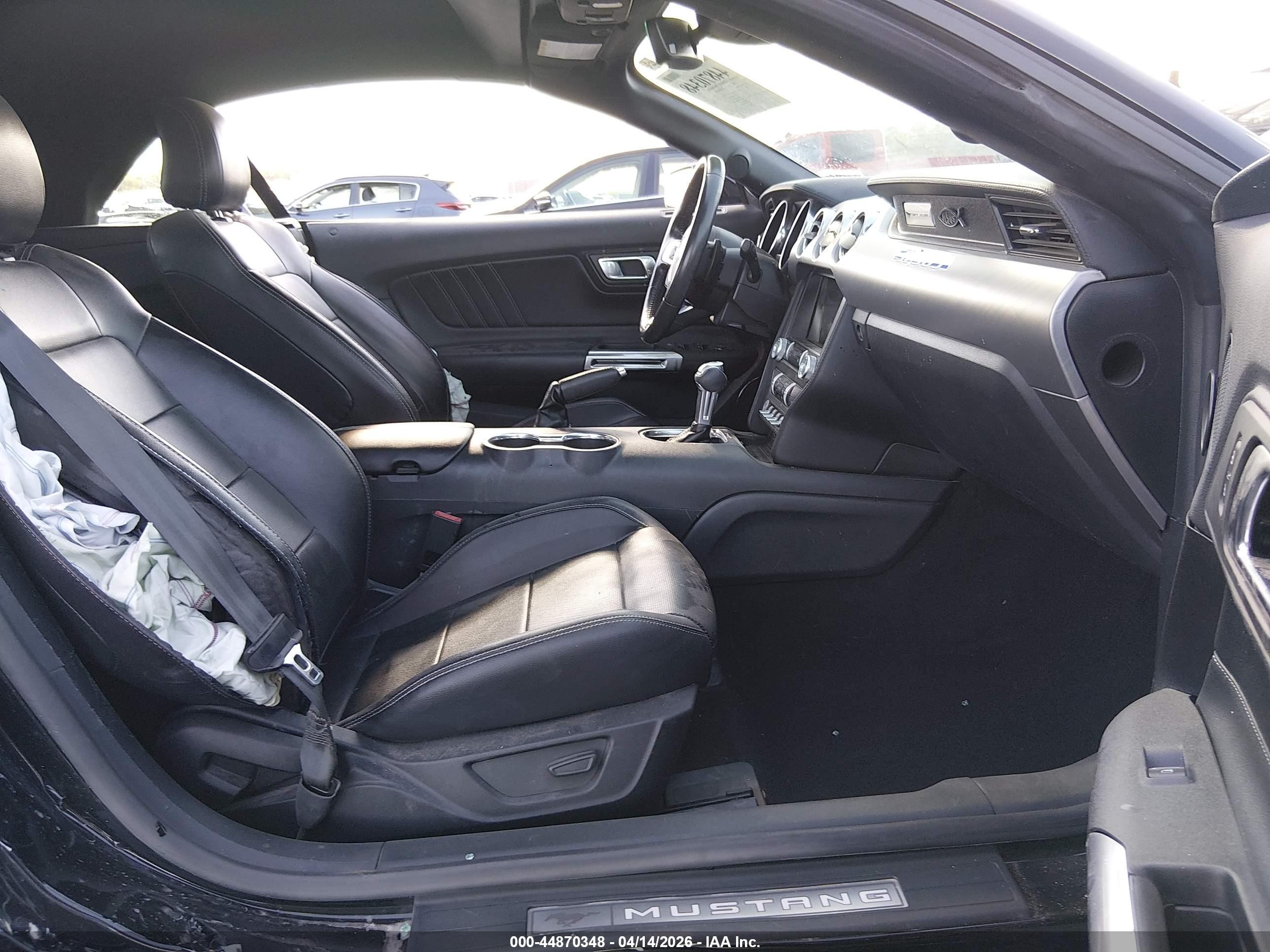 2021 Ford Mustang Ecoboost Premium Black vin: 1FATP8UH4M5120664