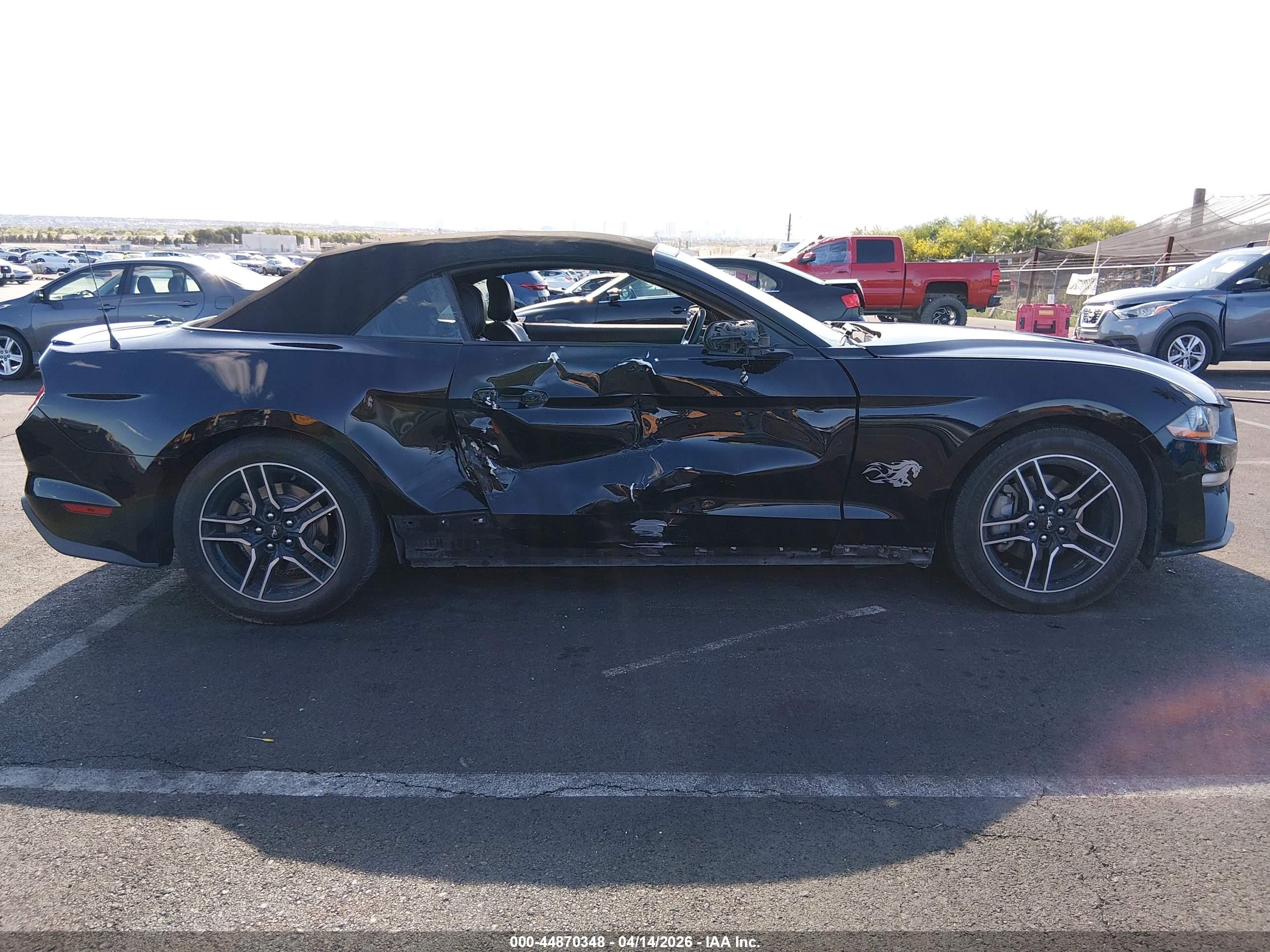 2021 Ford Mustang Ecoboost Premium Black vin: 1FATP8UH4M5120664