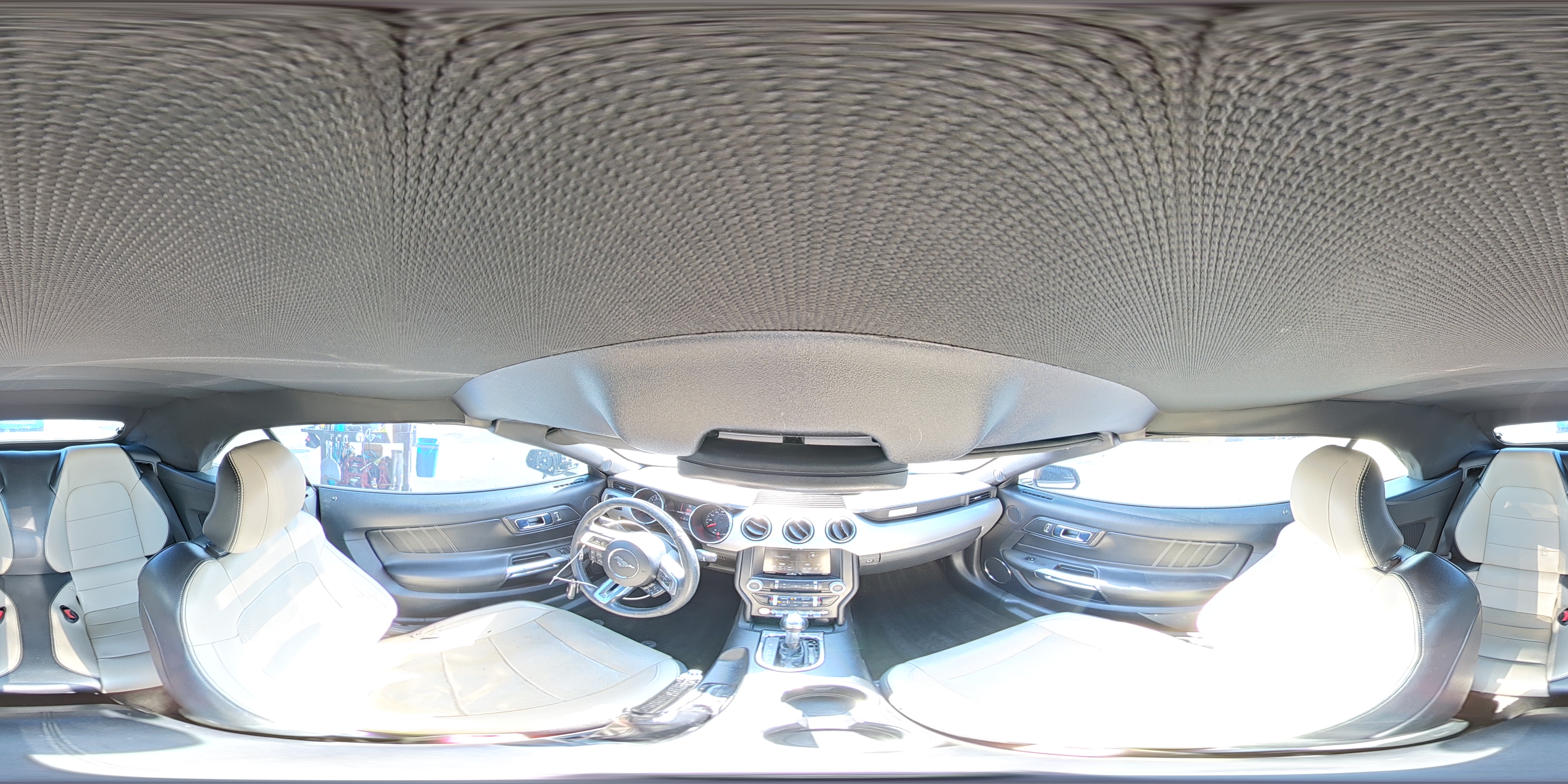 2015 Ford Mustang White vin: 1FATP8UH5F5397102