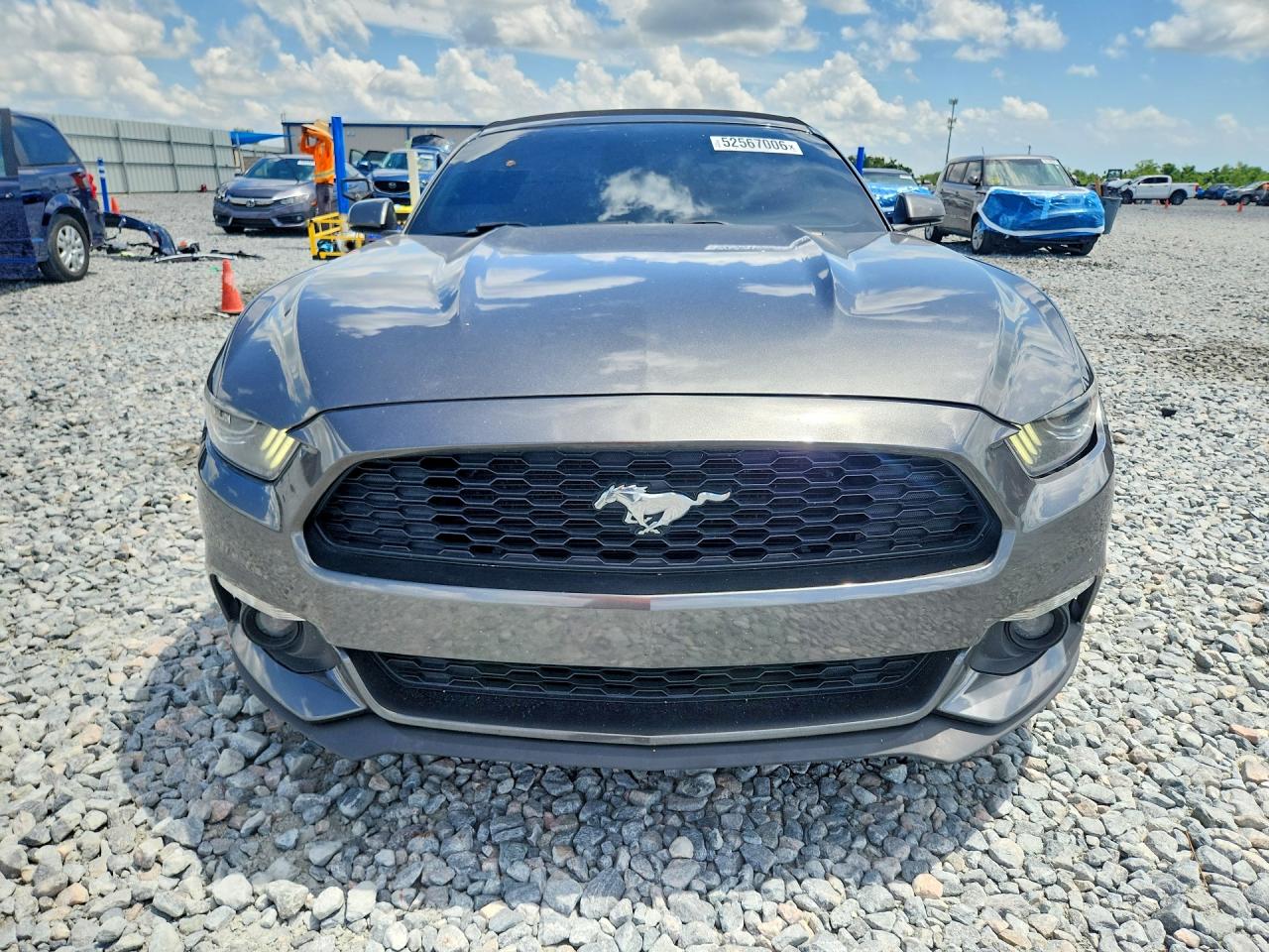 2017 Ford Mustang Gray vin: 1FATP8UH5H5356925