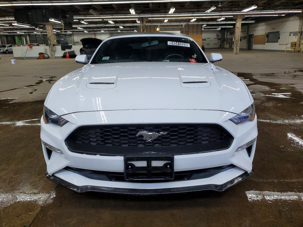 2019 Ford Mustang White vin: 1FATP8UH5K5170292