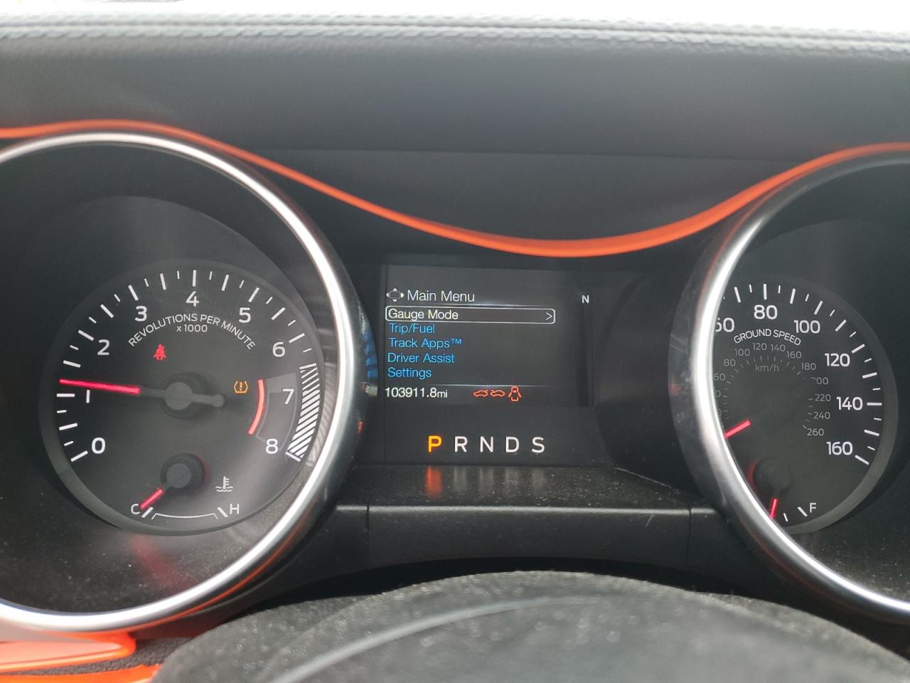 2019 Ford Mustang White vin: 1FATP8UH5K5170292 Damage: Warning - Tire Pressure, On, Unacceptable