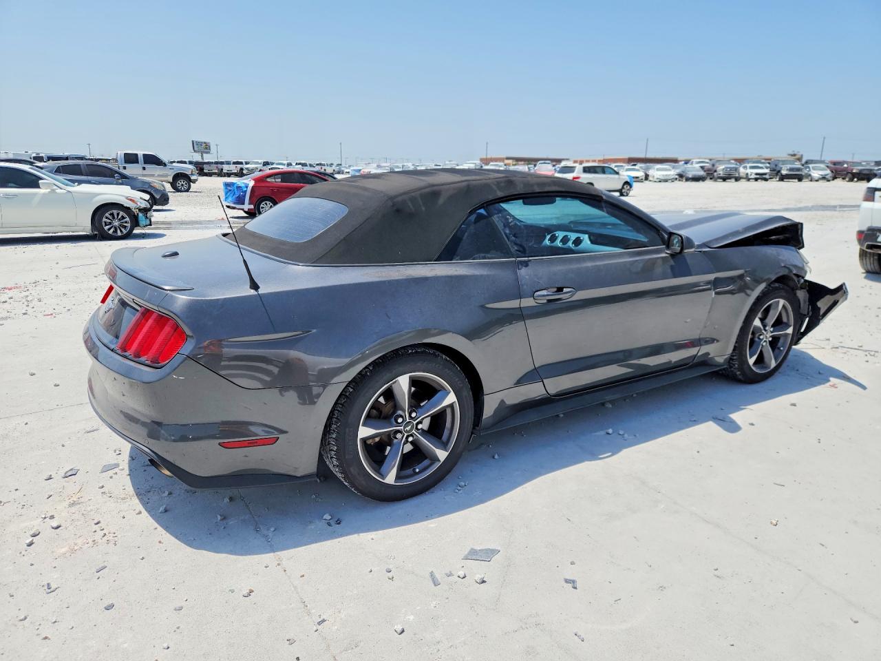 2015 Ford Mustang Серый vin: 1FATP8UH6F5358499