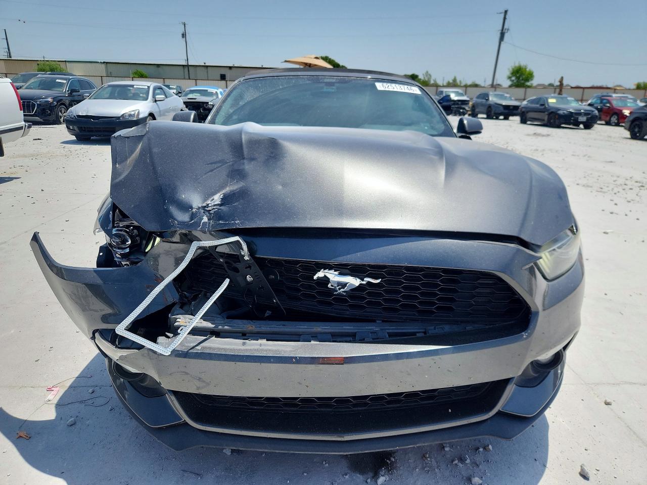 2015 Ford Mustang Серый vin: 1FATP8UH6F5358499