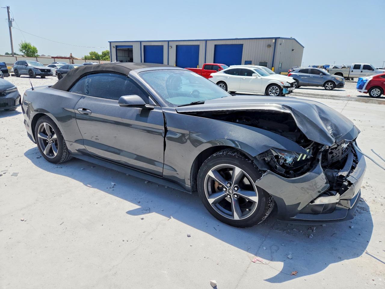2015 Ford Mustang Серый vin: 1FATP8UH6F5358499