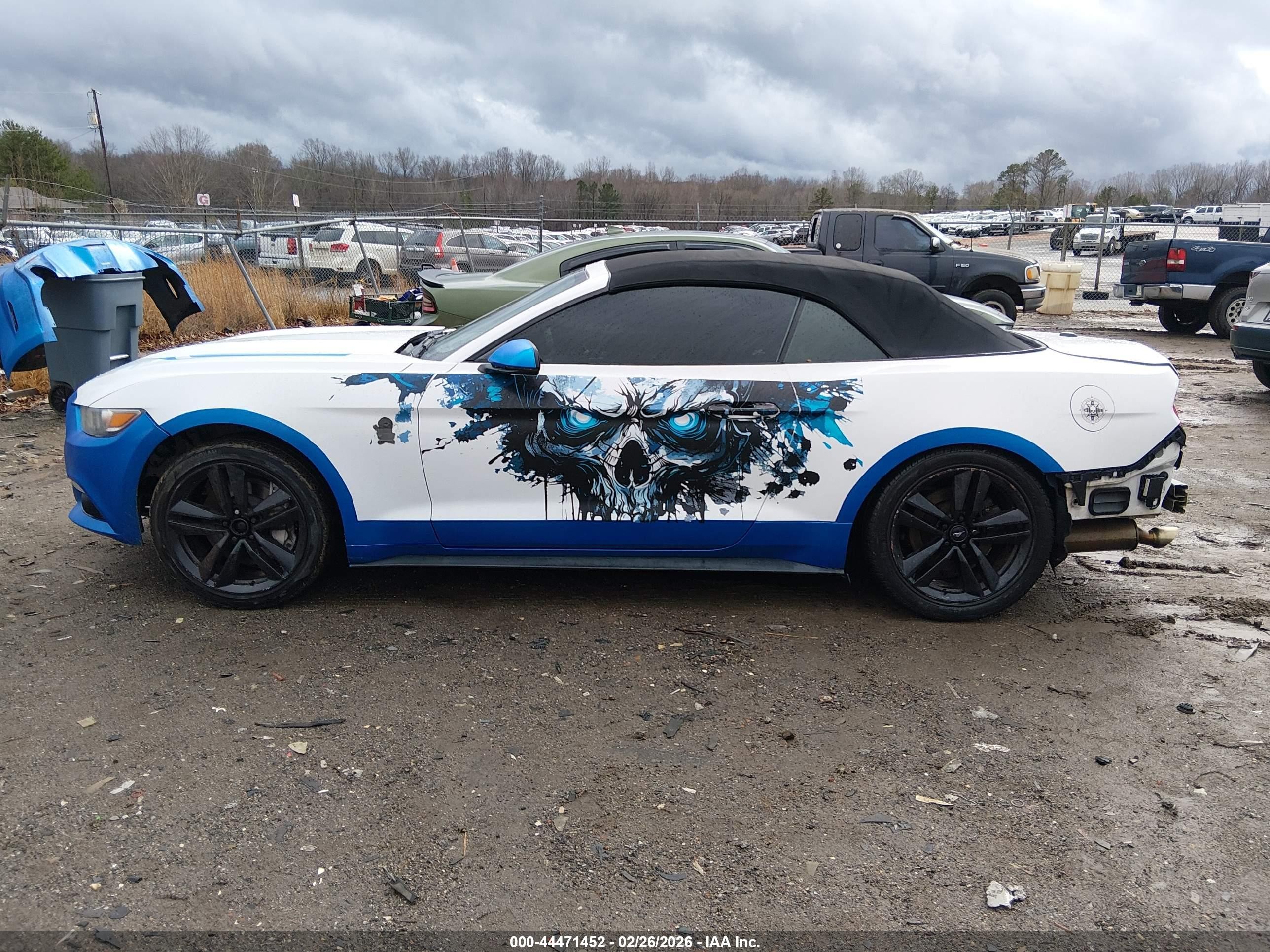 2015 Ford Mustang Ecoboost Premium White vin: 1FATP8UH6F5411444