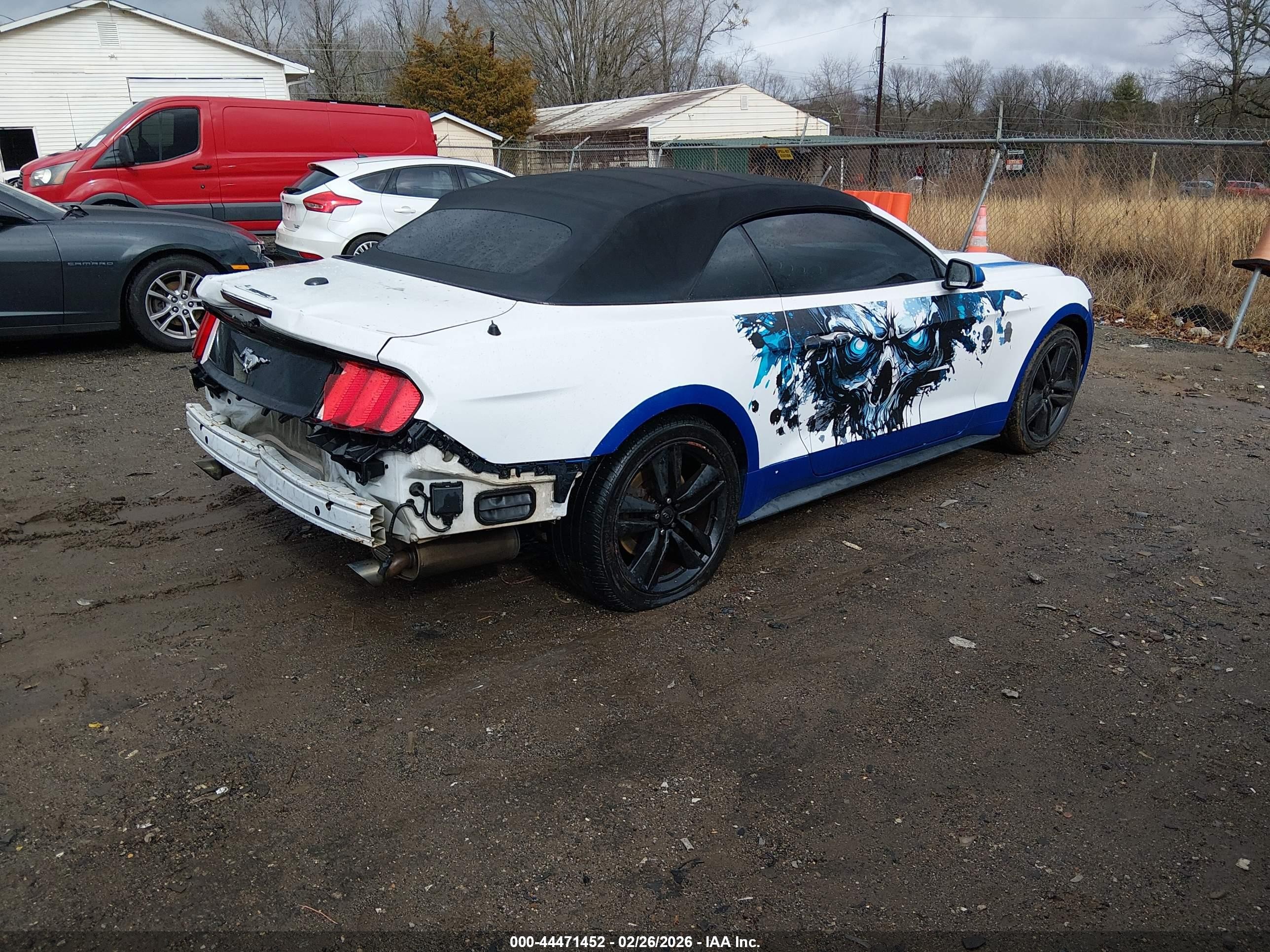 2015 Ford Mustang Ecoboost Premium White vin: 1FATP8UH6F5411444