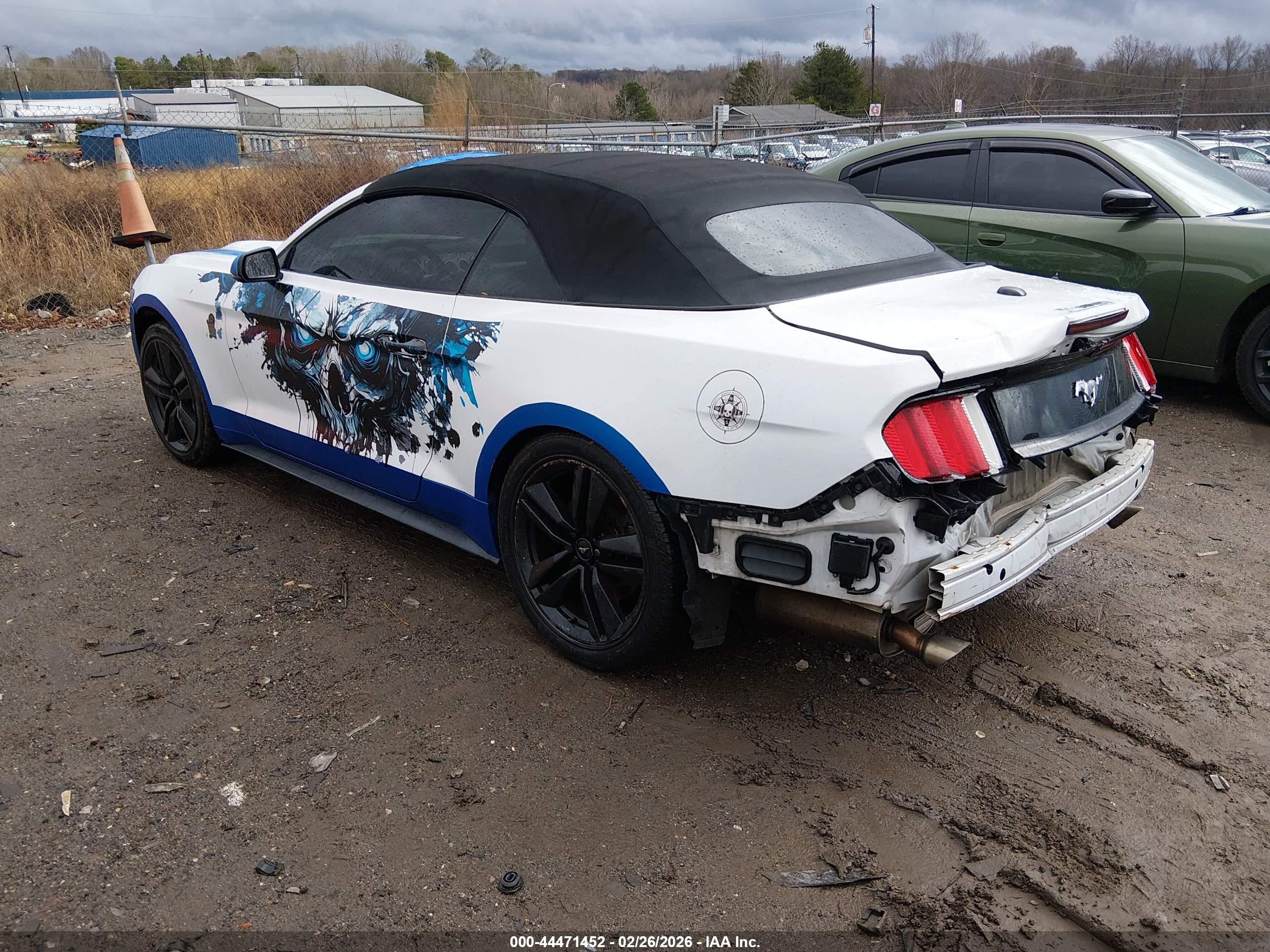 2015 Ford Mustang Ecoboost Premium White vin: 1FATP8UH6F5411444