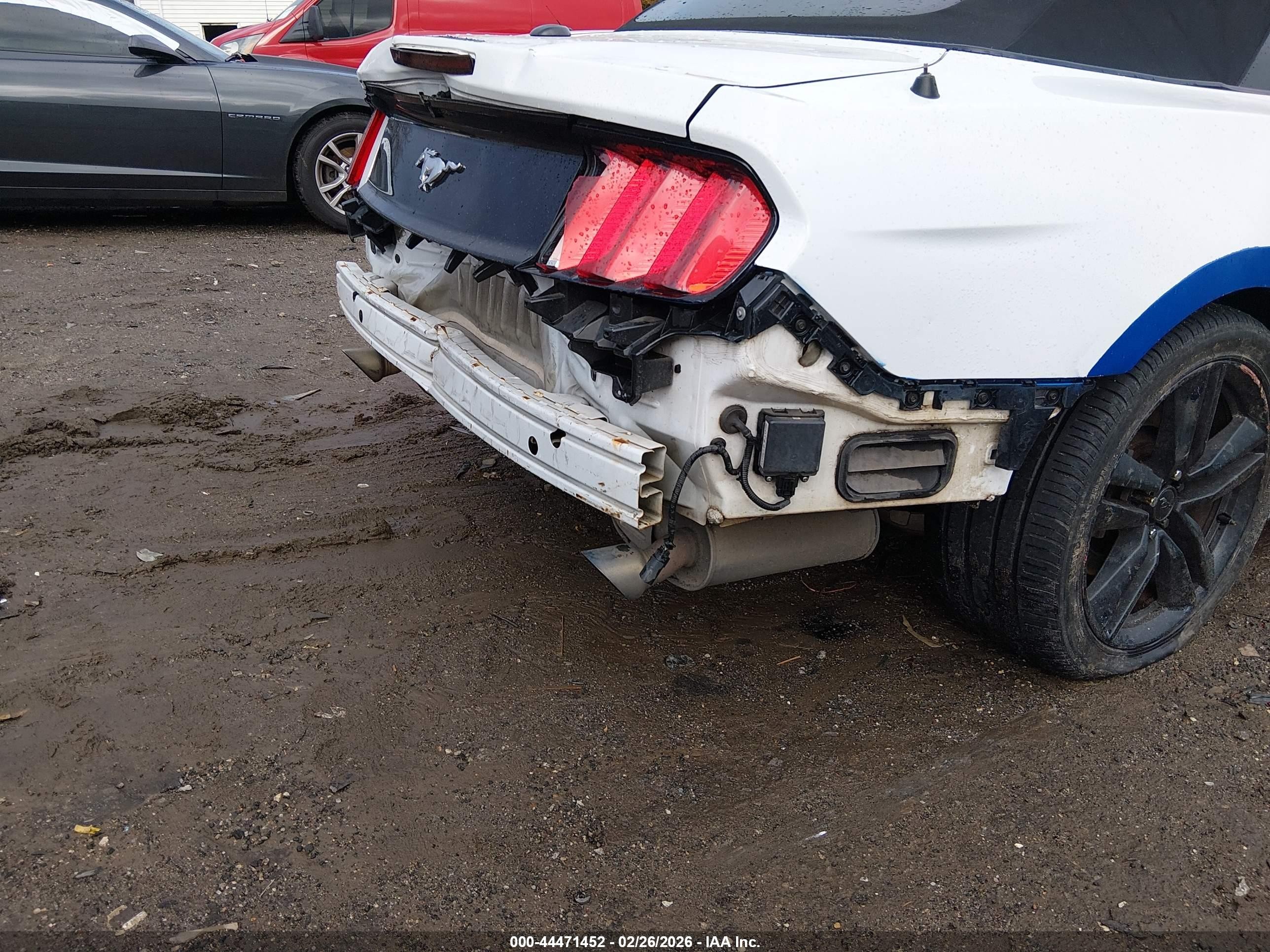 2015 Ford Mustang Ecoboost Premium White vin: 1FATP8UH6F5411444