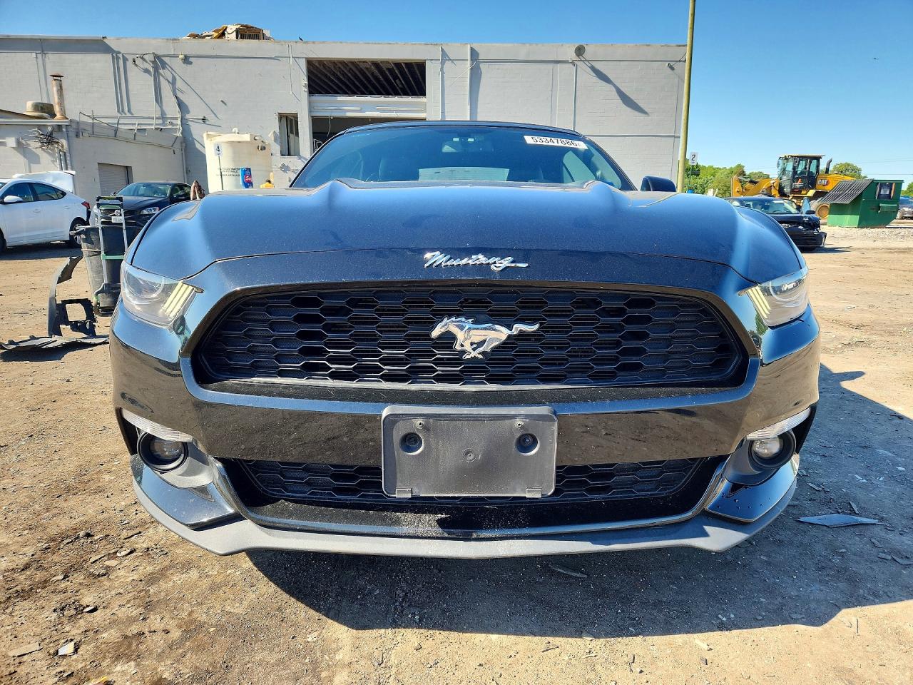 2015 Ford Mustang Black vin: 1FATP8UH7F5374582