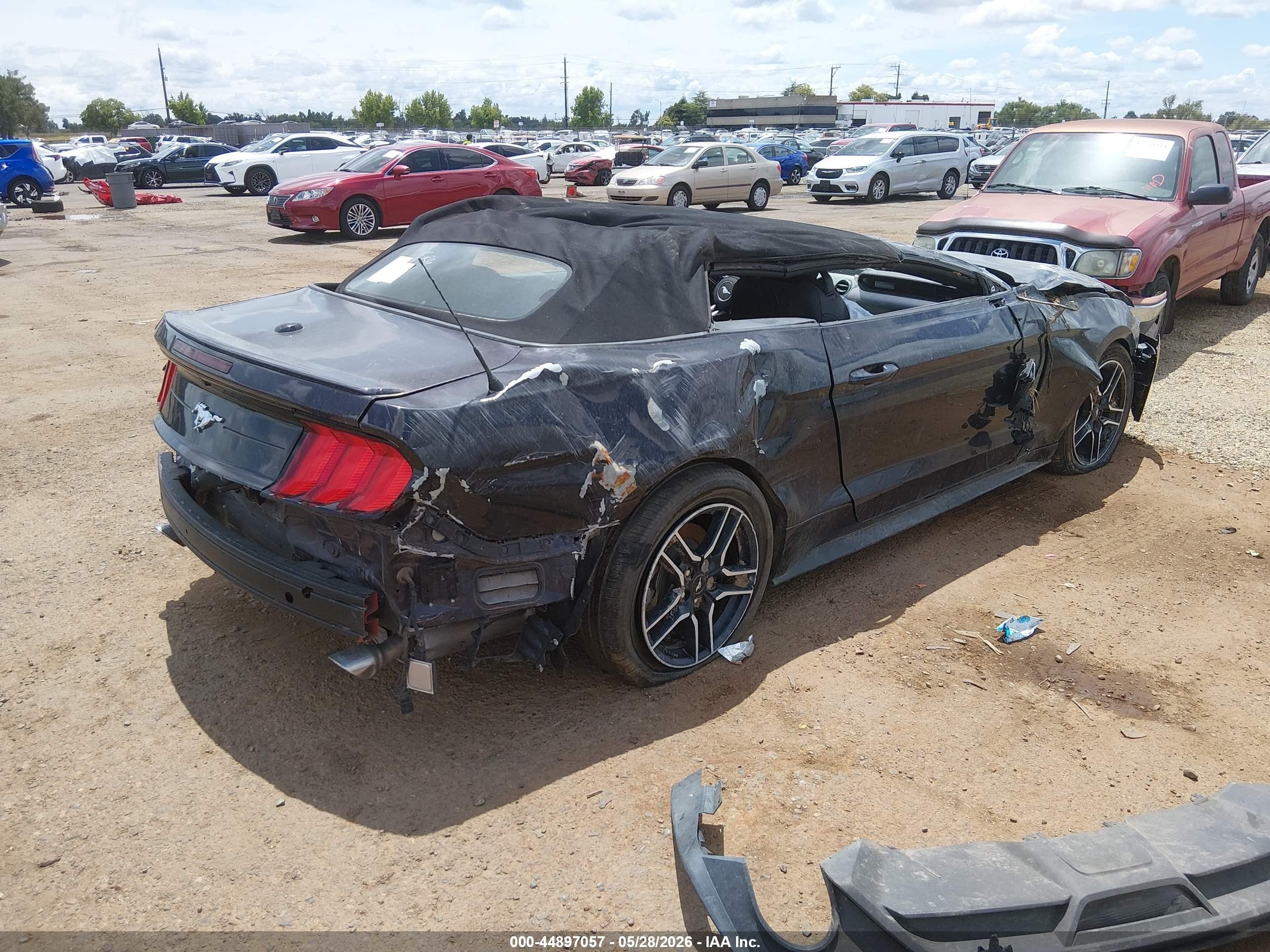 2023 Ford Mustang Ecoboost Premium Black vin: 1FATP8UH7P5100607