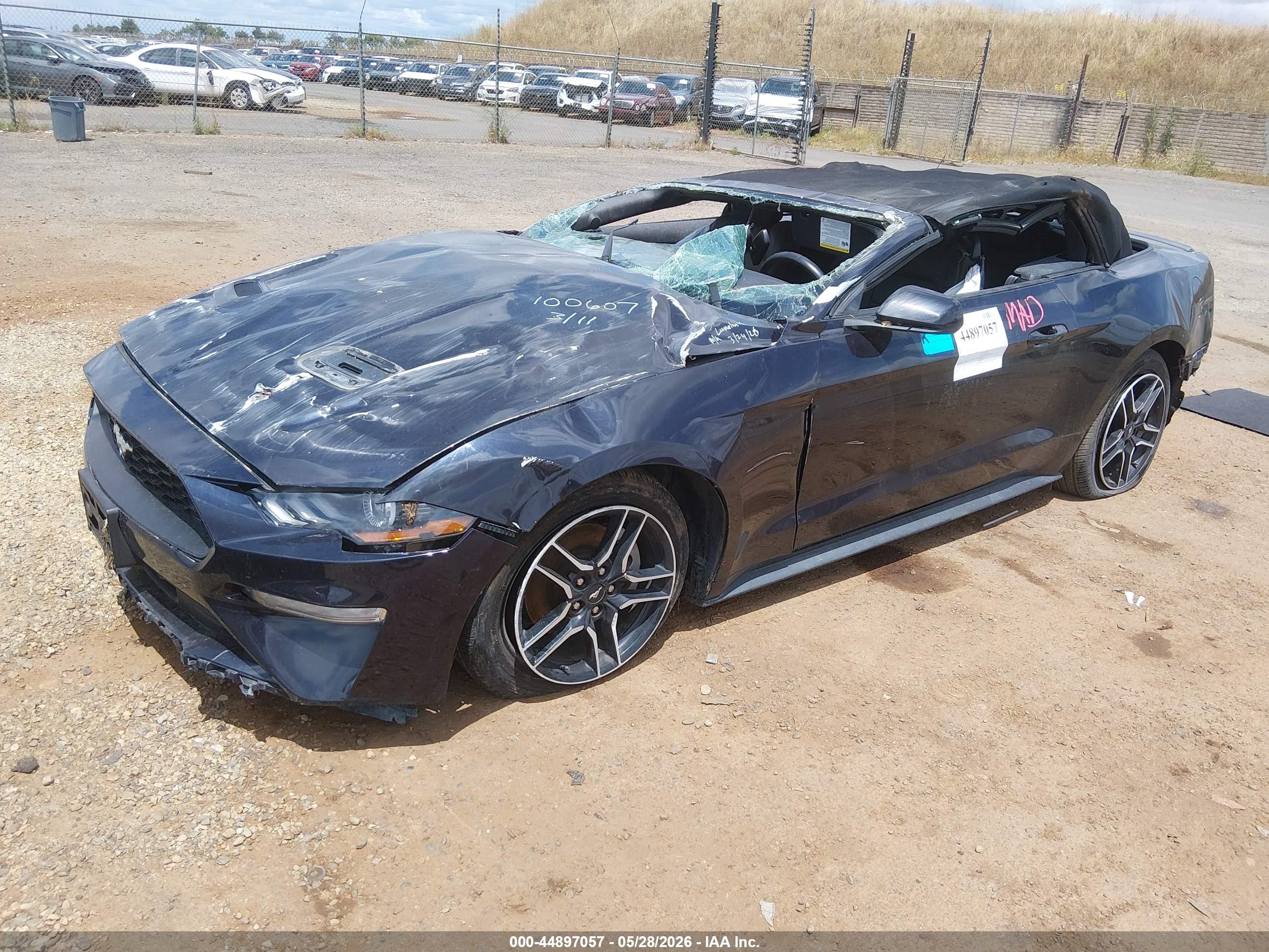 2023 Ford Mustang Ecoboost Premium Black vin: 1FATP8UH7P5100607