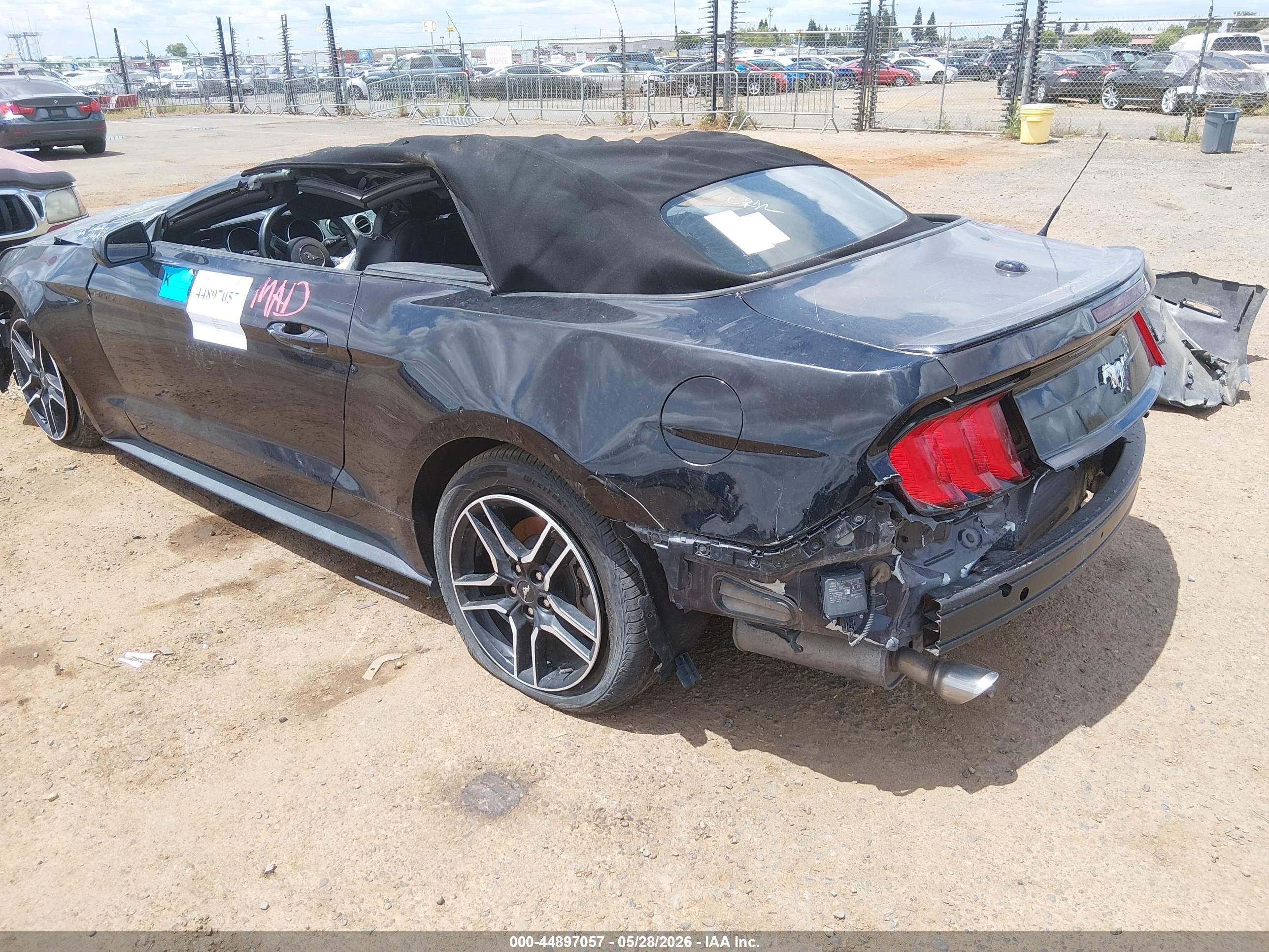 2023 Ford Mustang Ecoboost Premium Black vin: 1FATP8UH7P5100607