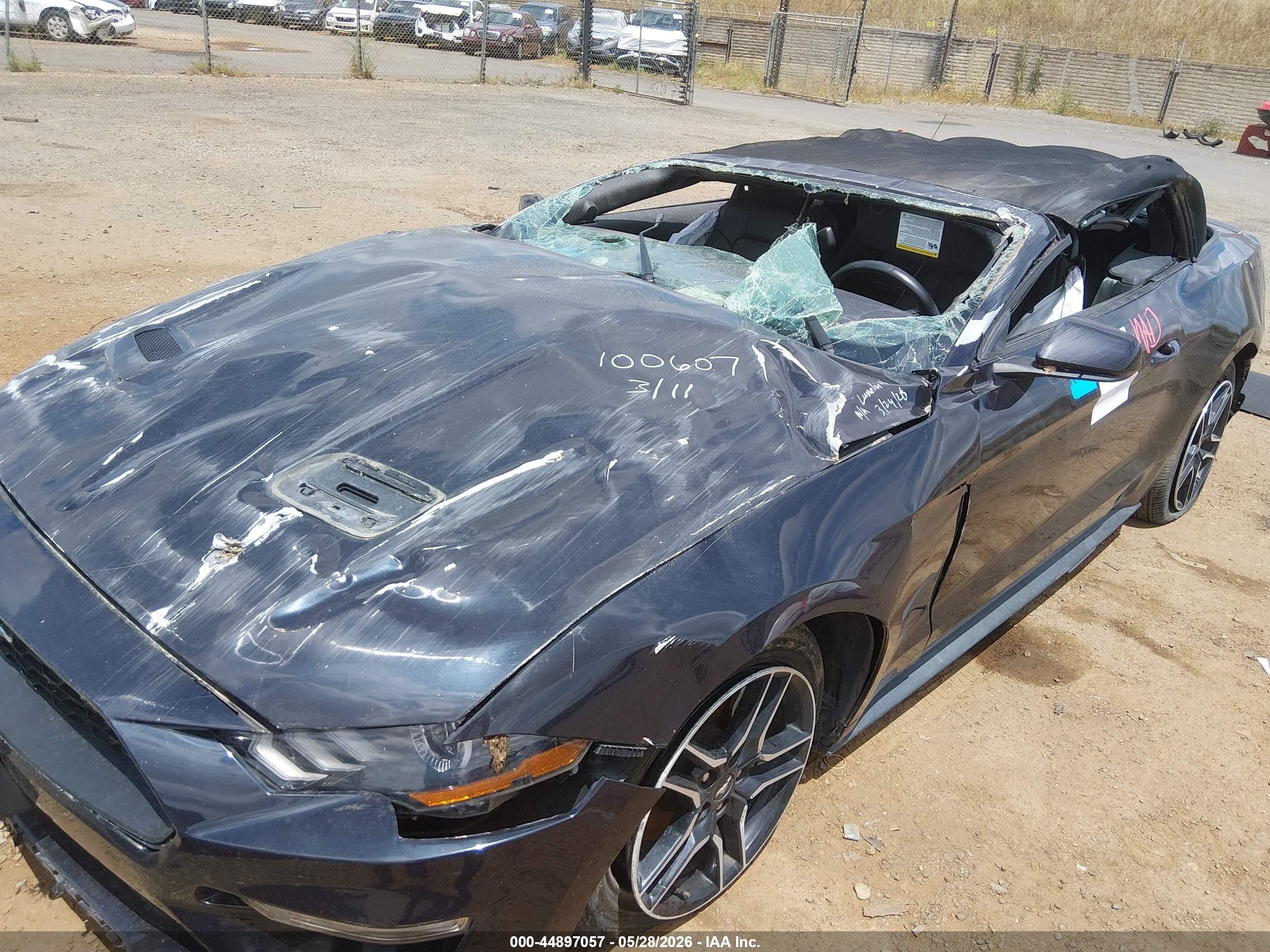 2023 Ford Mustang Ecoboost Premium Black vin: 1FATP8UH7P5100607
