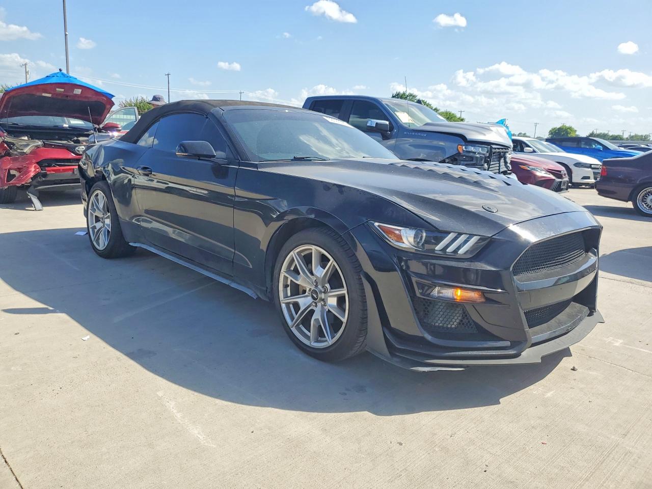 2015 Ford Mustang Черный vin: 1FATP8UH8F5374672
