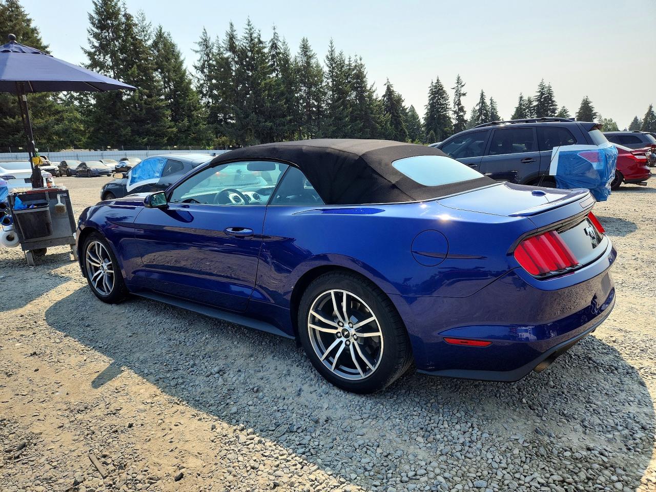 2015 Ford Mustang Синий vin: 1FATP8UH8F5409792