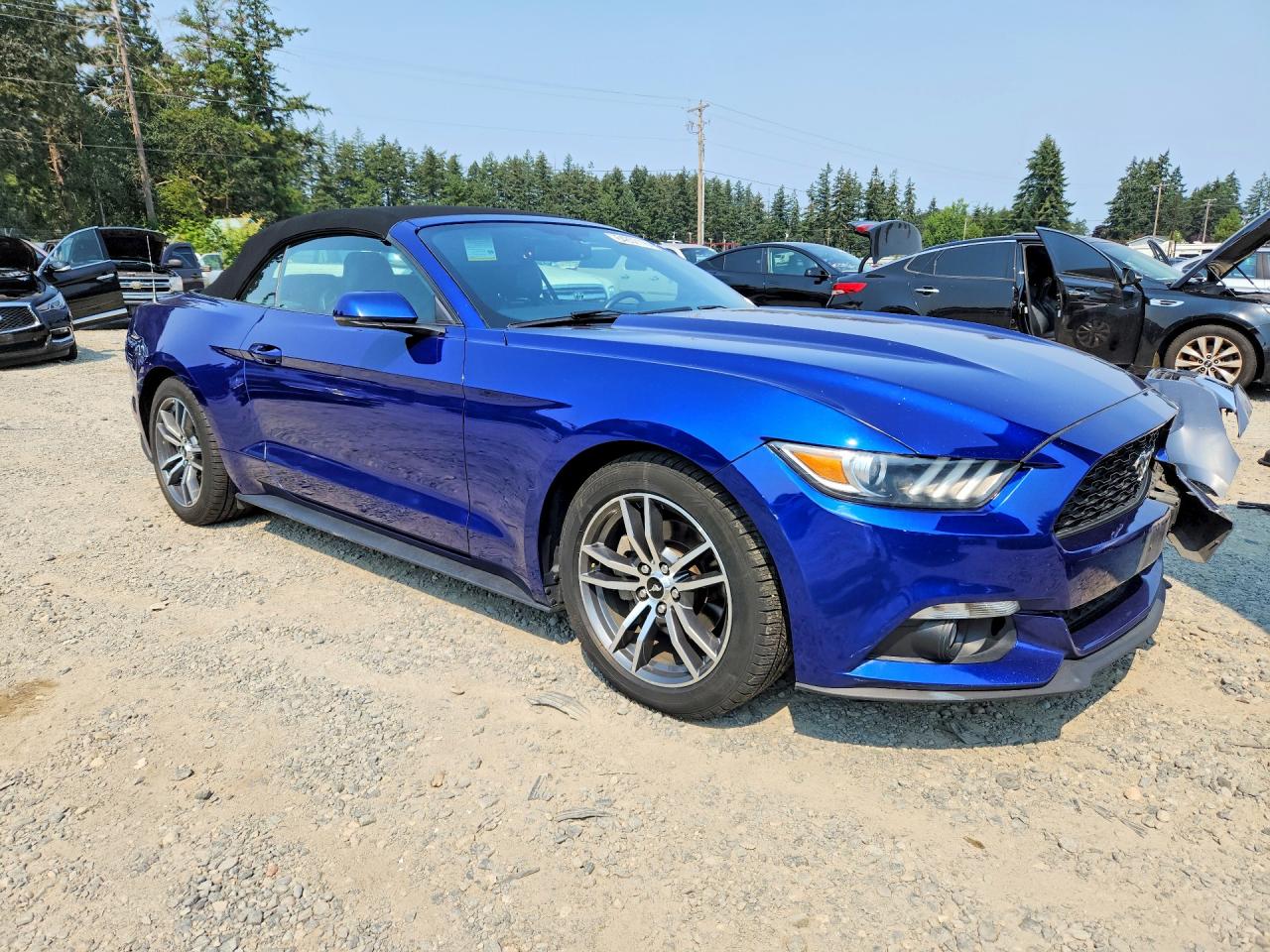 2015 Ford Mustang Синий vin: 1FATP8UH8F5409792