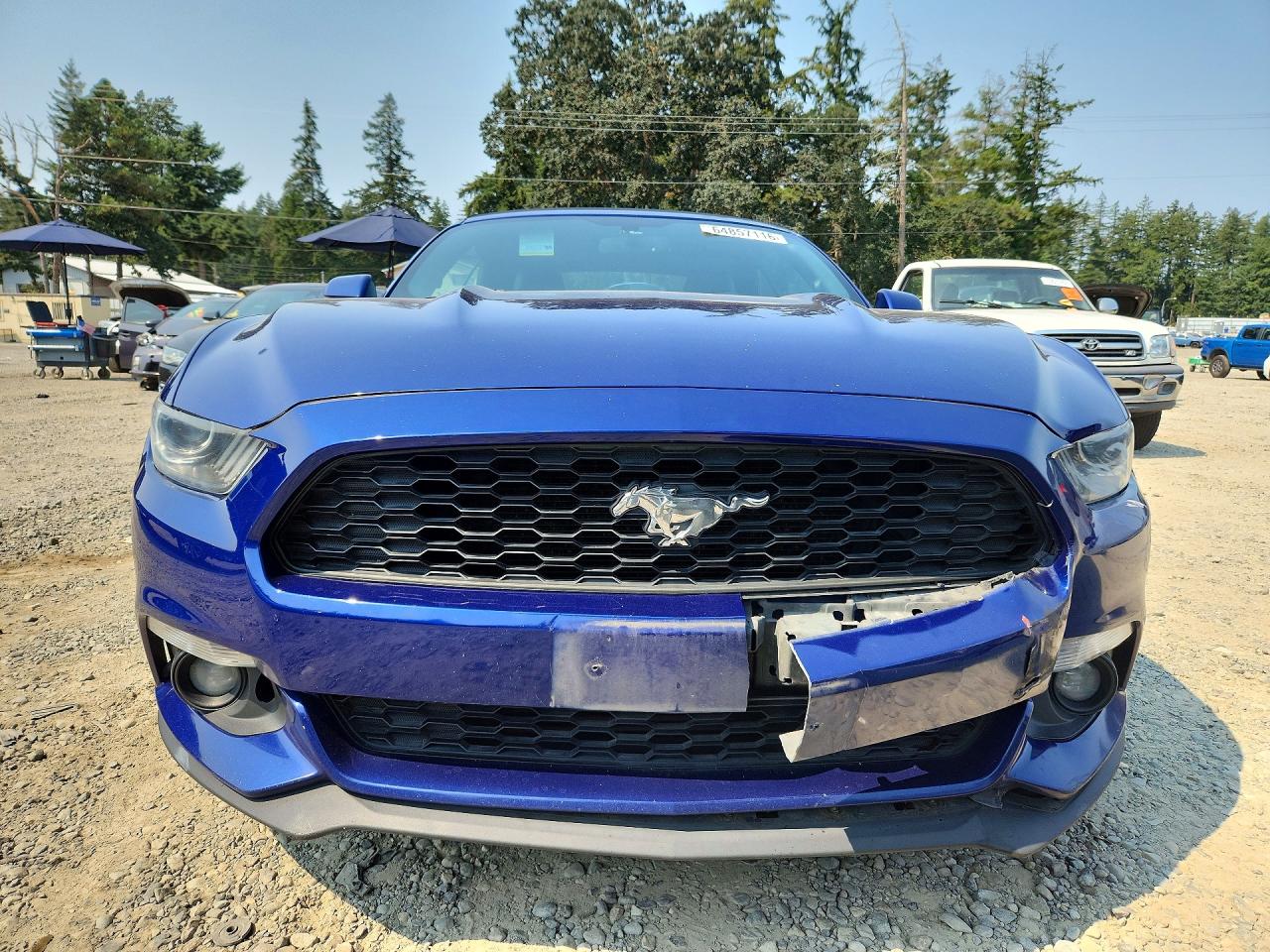 2015 Ford Mustang Синий vin: 1FATP8UH8F5409792