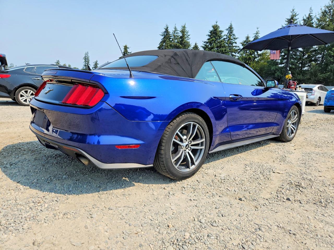 2015 Ford Mustang Синий vin: 1FATP8UH8F5409792