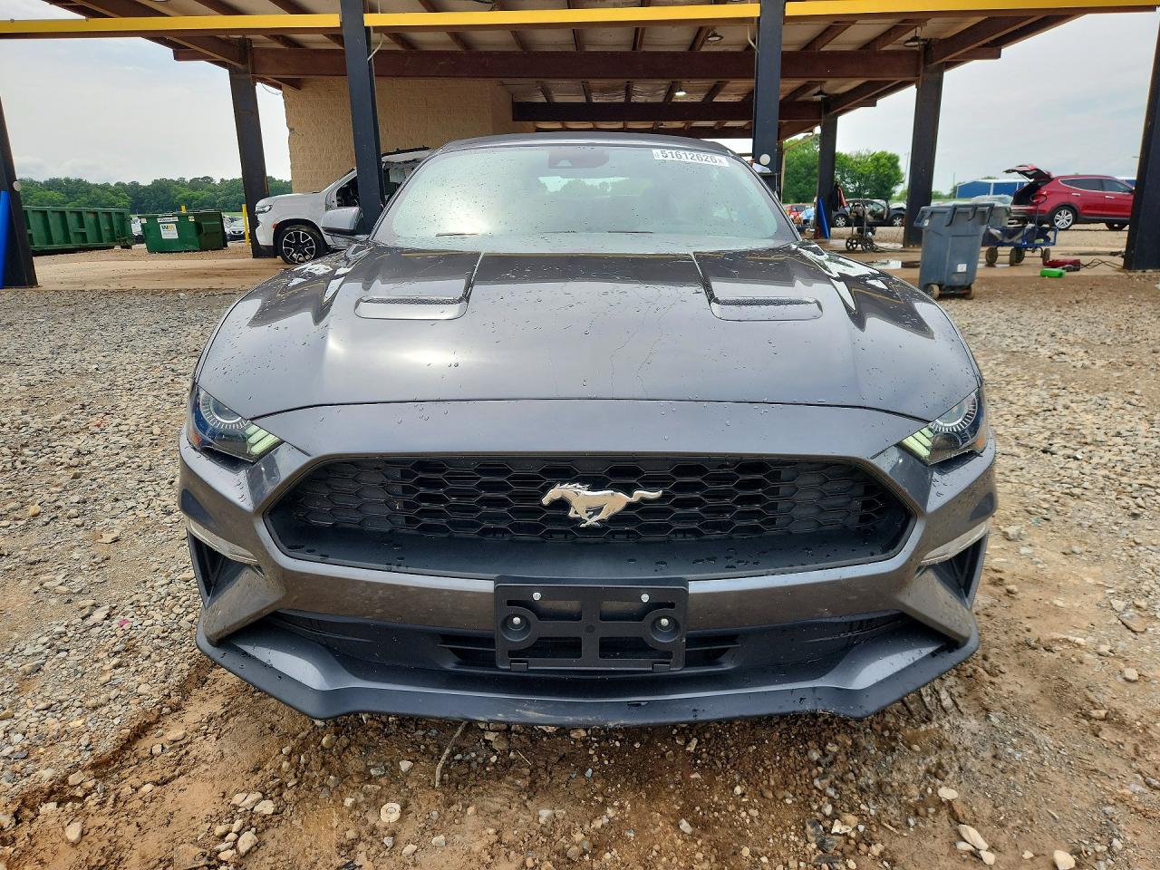 2022 Ford Mustang Gray vin: 1FATP8UH9N5101917
