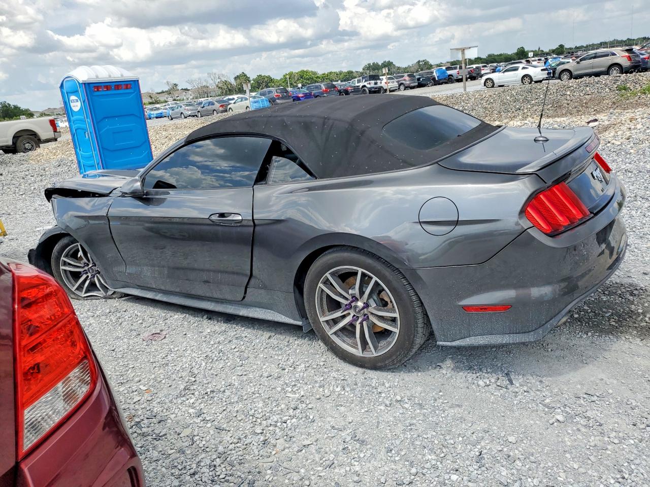 2015 Ford Mustang Gray vin: 1FATP8UHXF5390694