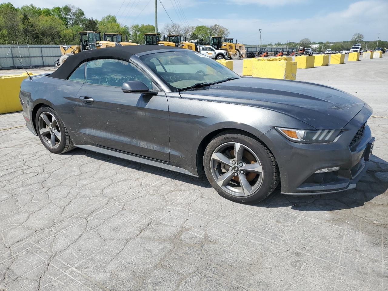 2015 Ford Mustang Gray vin: 1FATP8UHXF5391005