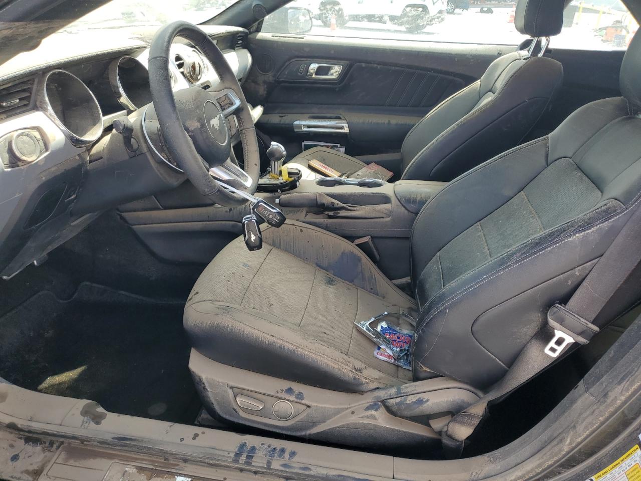 2015 Ford Mustang Gray vin: 1FATP8UHXF5391005