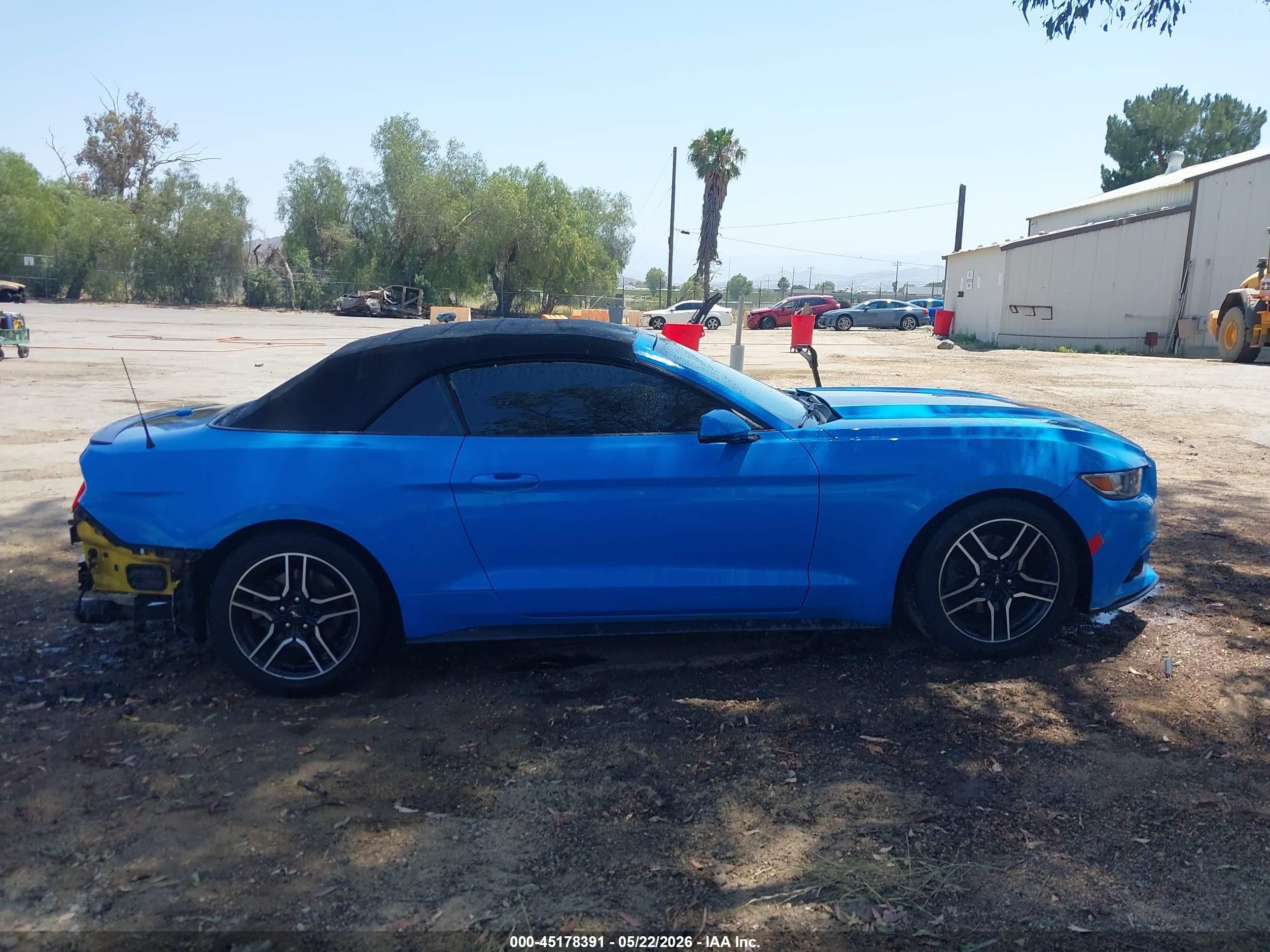 2016 Ford Mustang Ecoboost Premium Синий vin: 1FATP8UHXG5282111