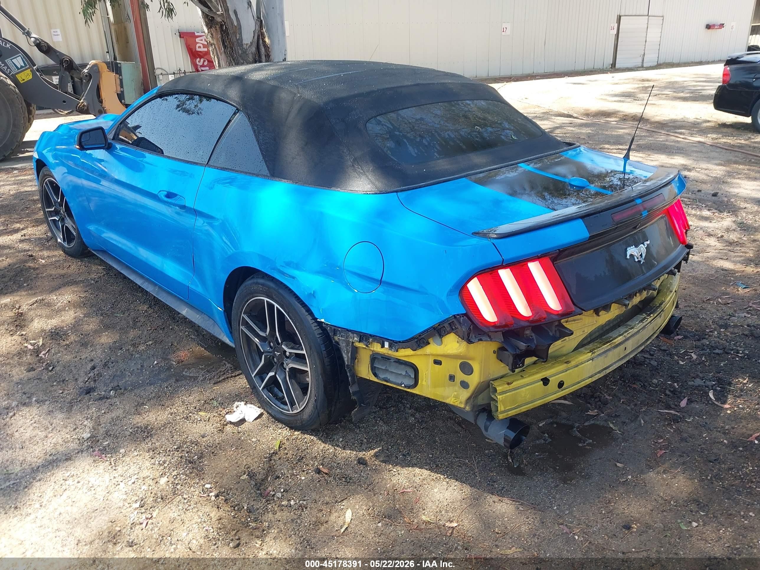 2016 Ford Mustang Ecoboost Premium Синий vin: 1FATP8UHXG5282111