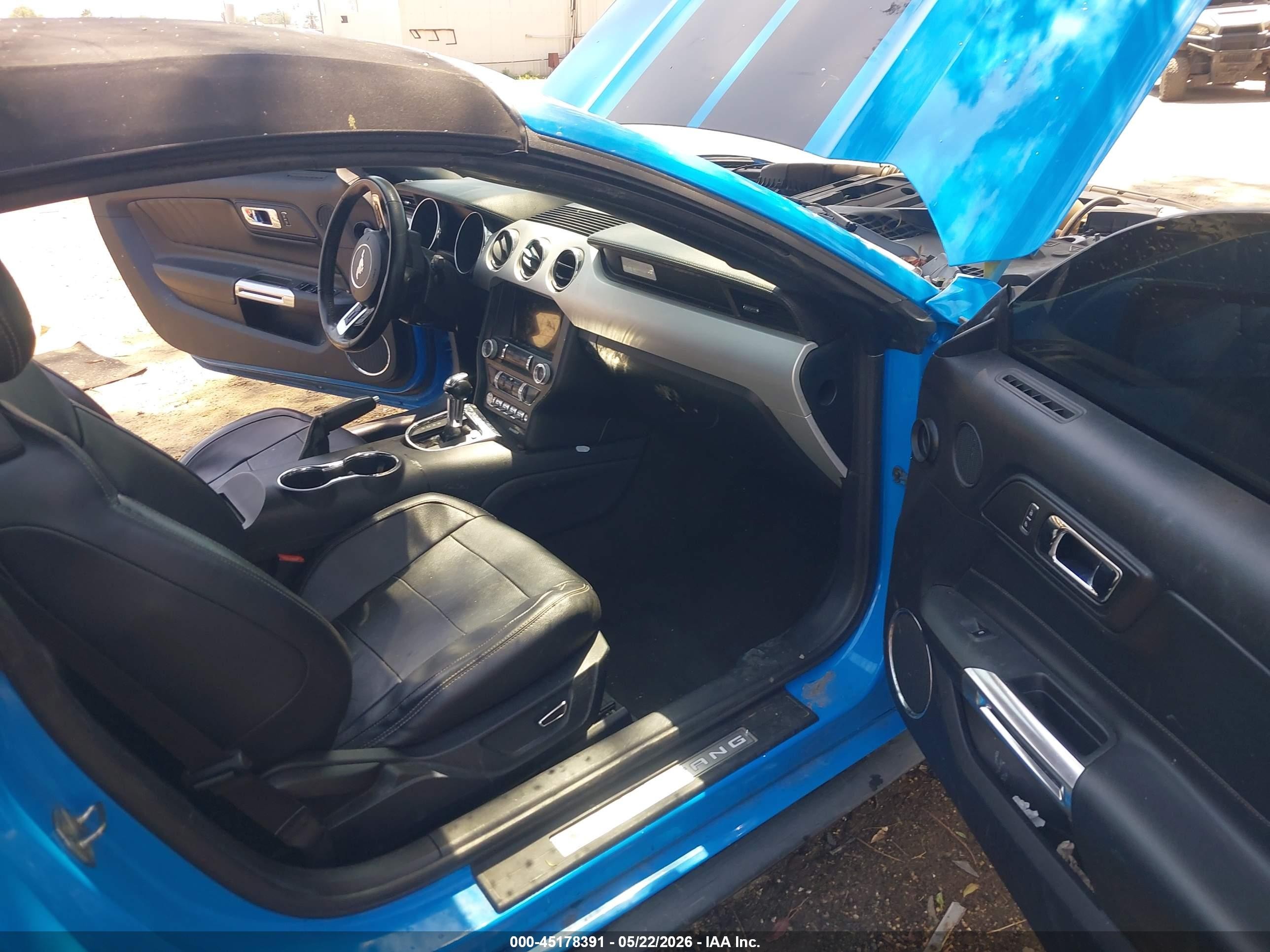 2016 Ford Mustang Ecoboost Premium Синий vin: 1FATP8UHXG5282111