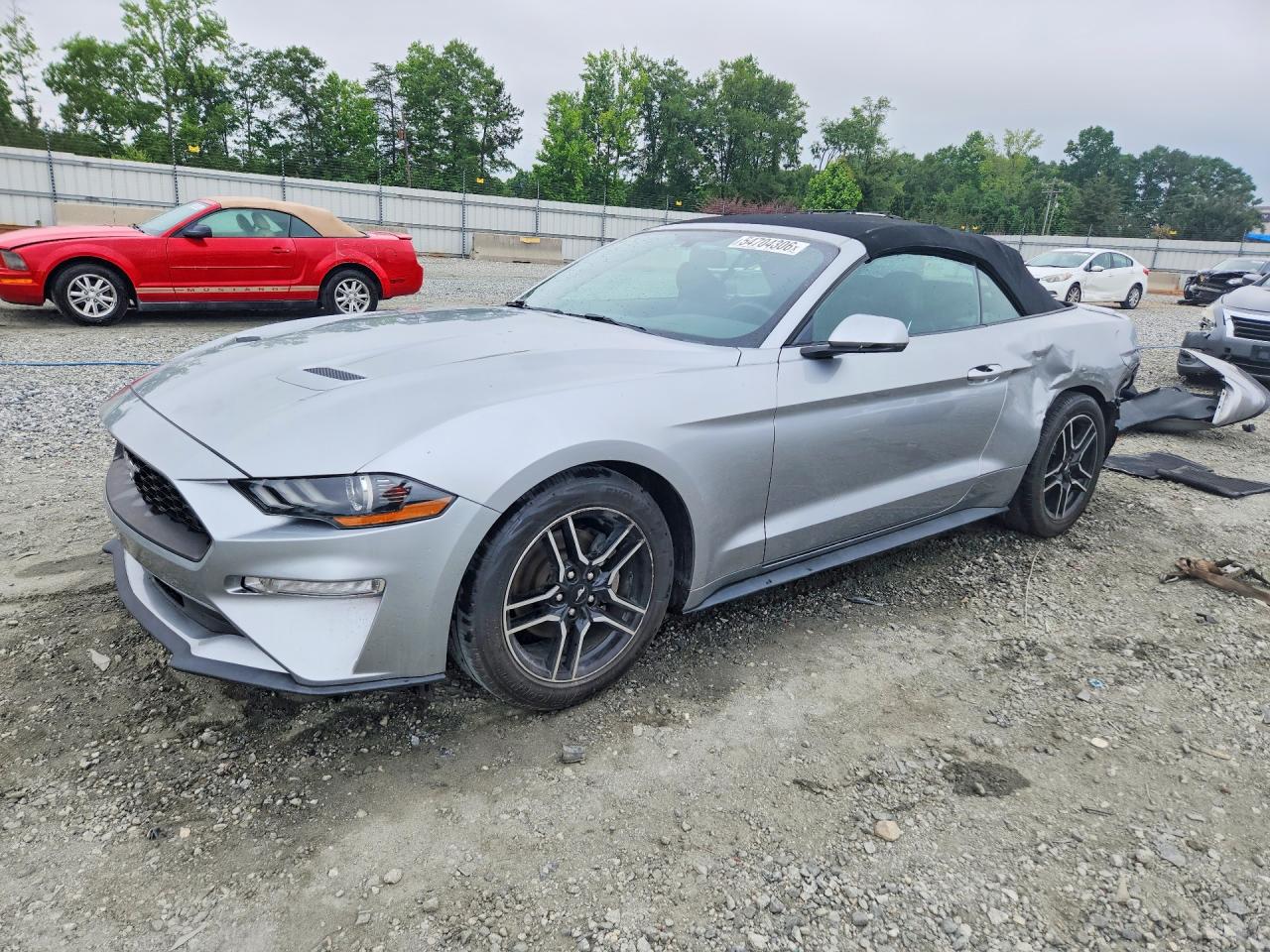 2020 Ford Mustang Silver vin: 1FATP8UHXL5106136