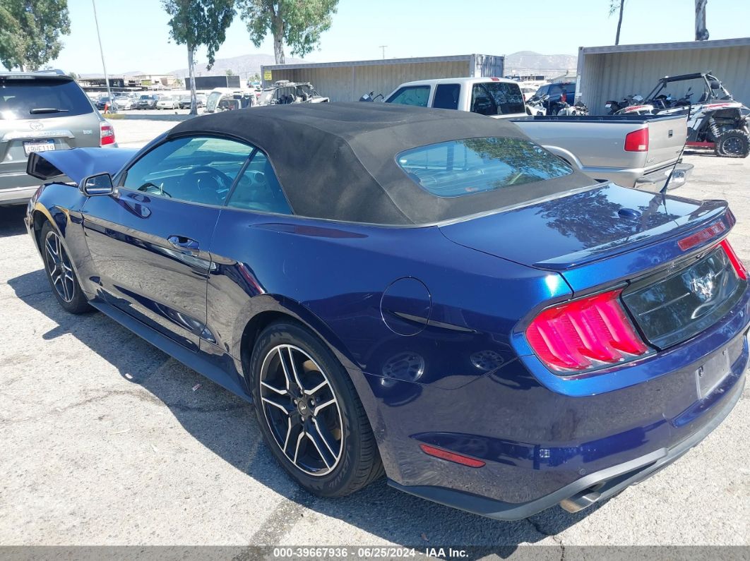 2020 Ford Mustang Ecoboost Premium Синий vin: 1FATP8UHXL5115287