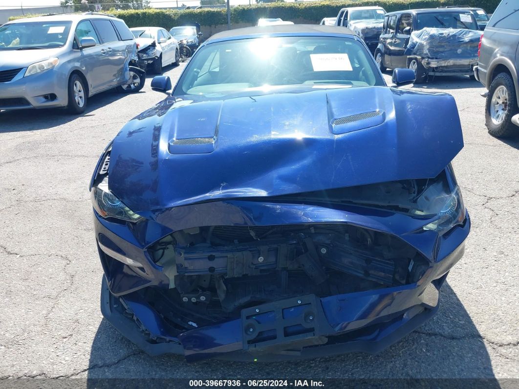 2020 Ford Mustang Ecoboost Premium Синий vin: 1FATP8UHXL5115287