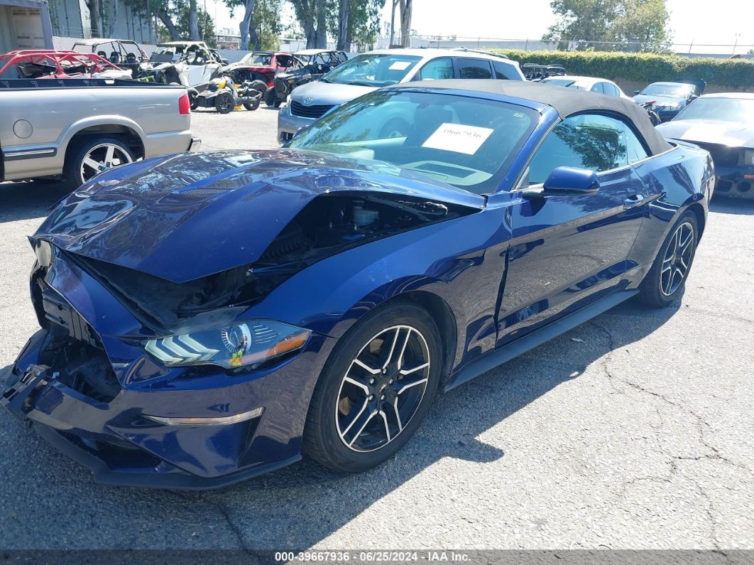 2020 Ford Mustang Ecoboost Premium Синий vin: 1FATP8UHXL5115287