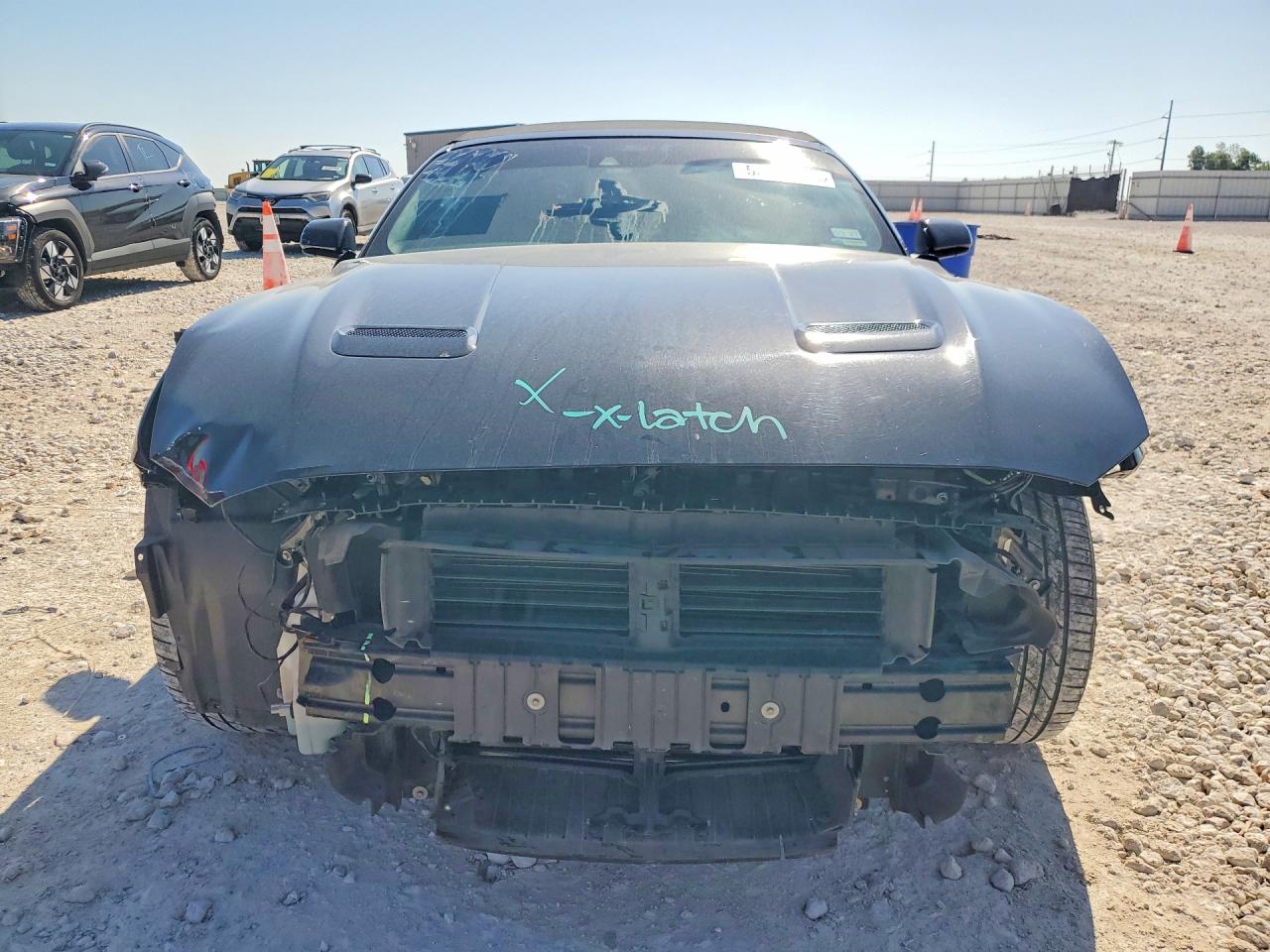 2022 Ford Mustang Black vin: 1FATP8UHXN5124297