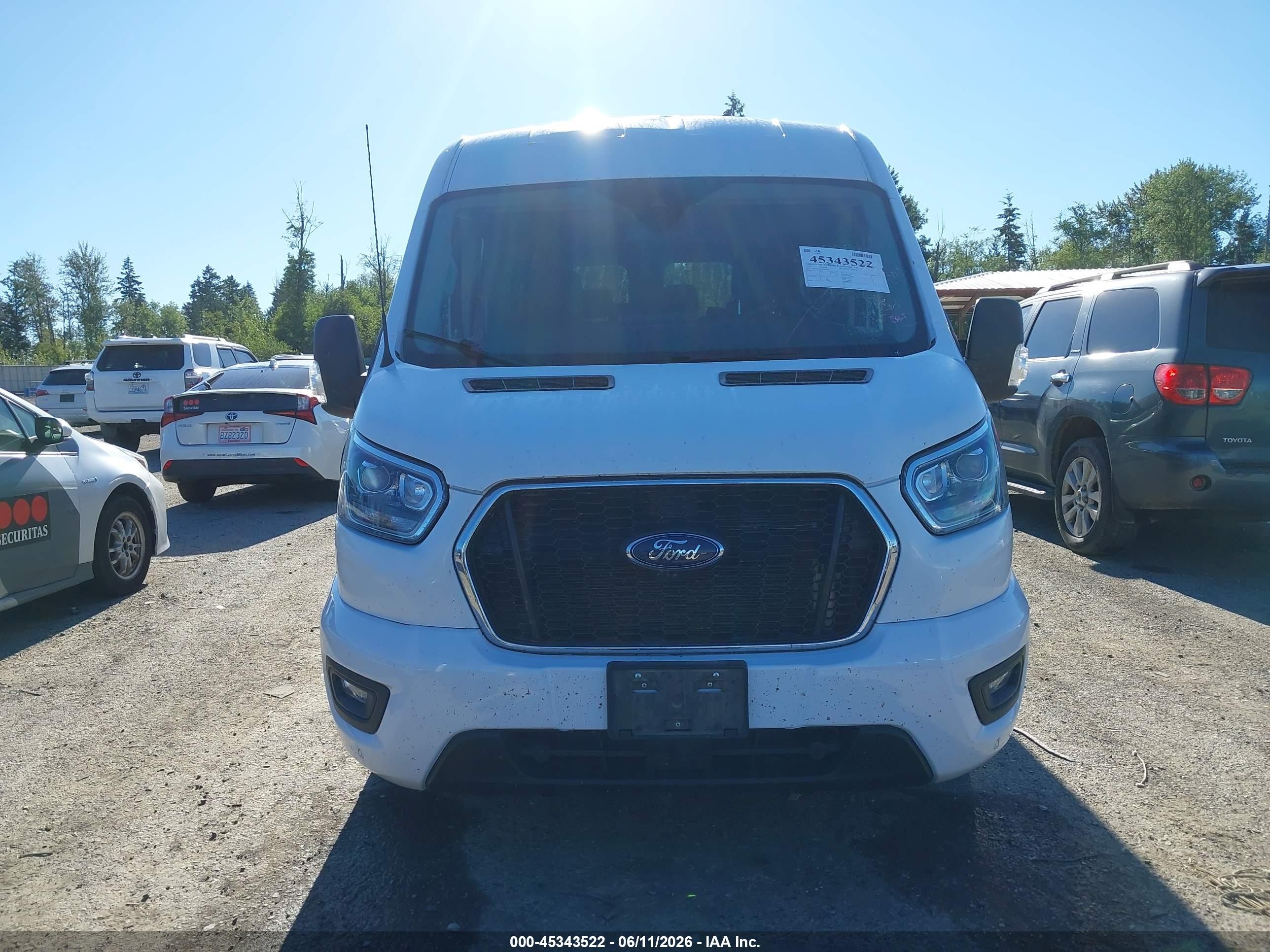 2023 Ford Transit-350 Passenger Van Xlt White vin: 1FBAX2C83PKB36185