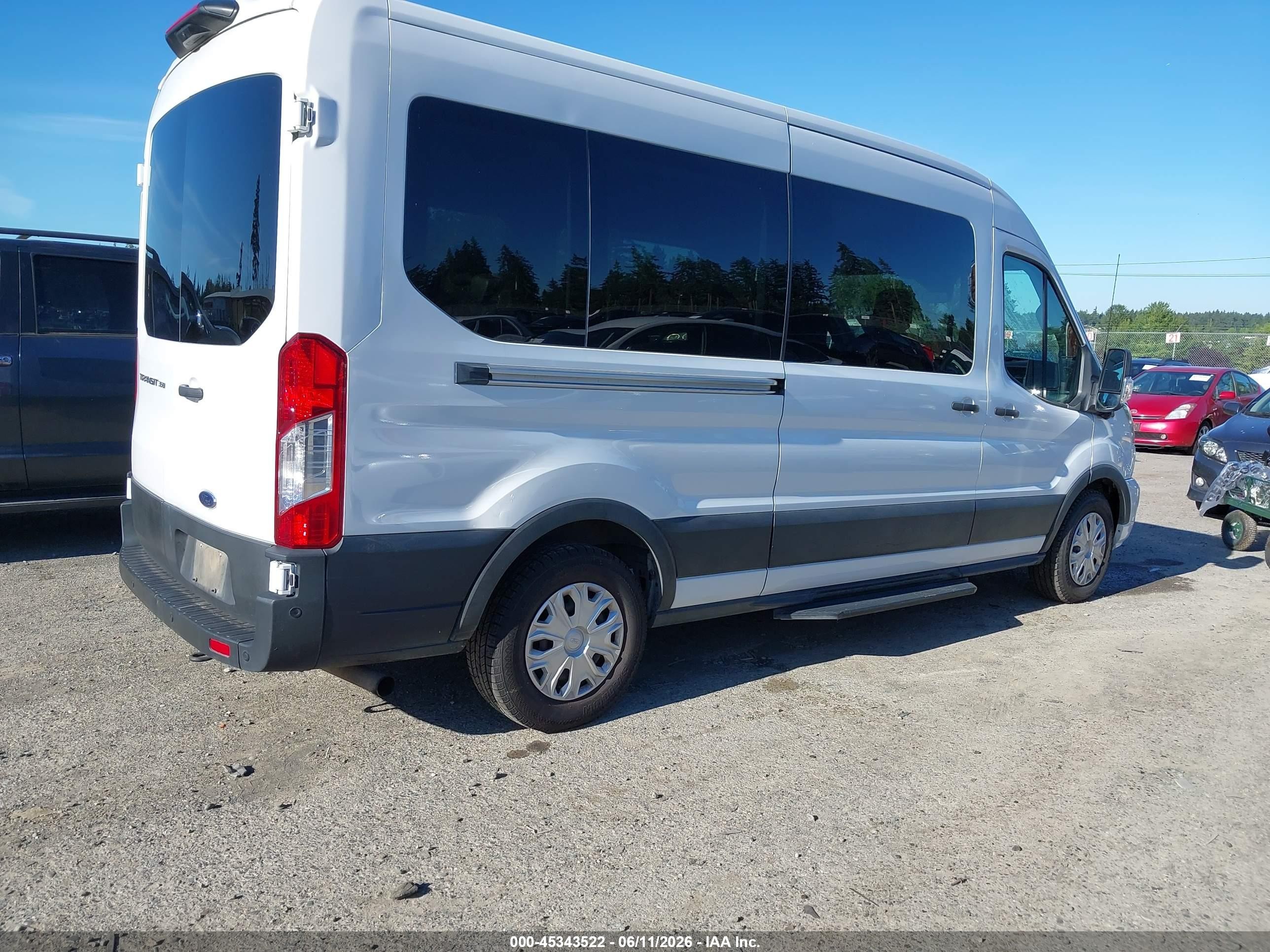 2023 Ford Transit-350 Passenger Van Xlt White vin: 1FBAX2C83PKB36185