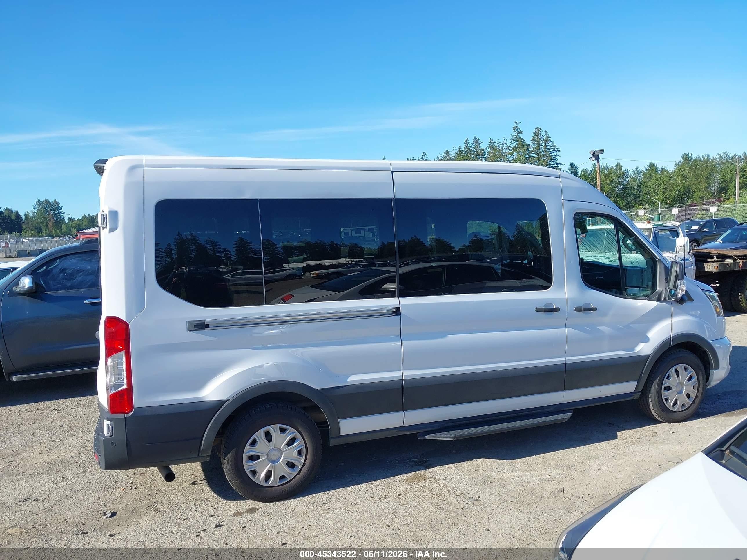 2023 Ford Transit-350 Passenger Van Xlt White vin: 1FBAX2C83PKB36185