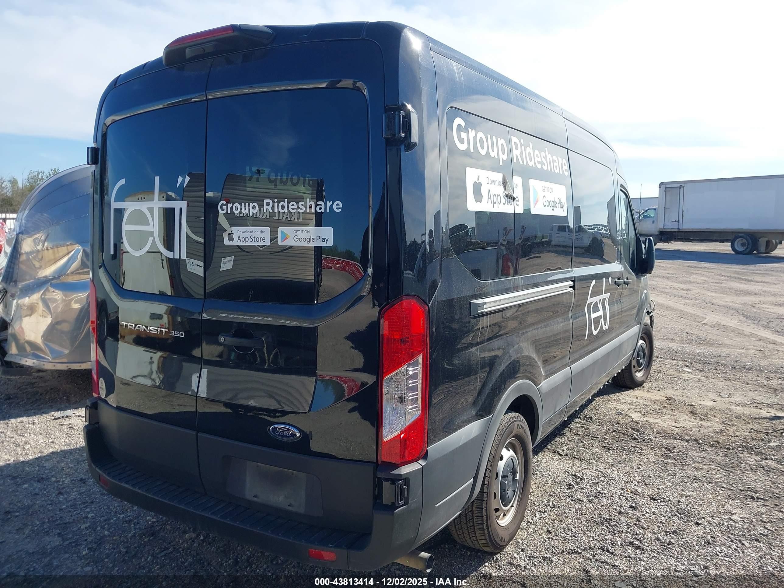 2024 Ford Van Black vin: 1FBAX2C84PKB96265