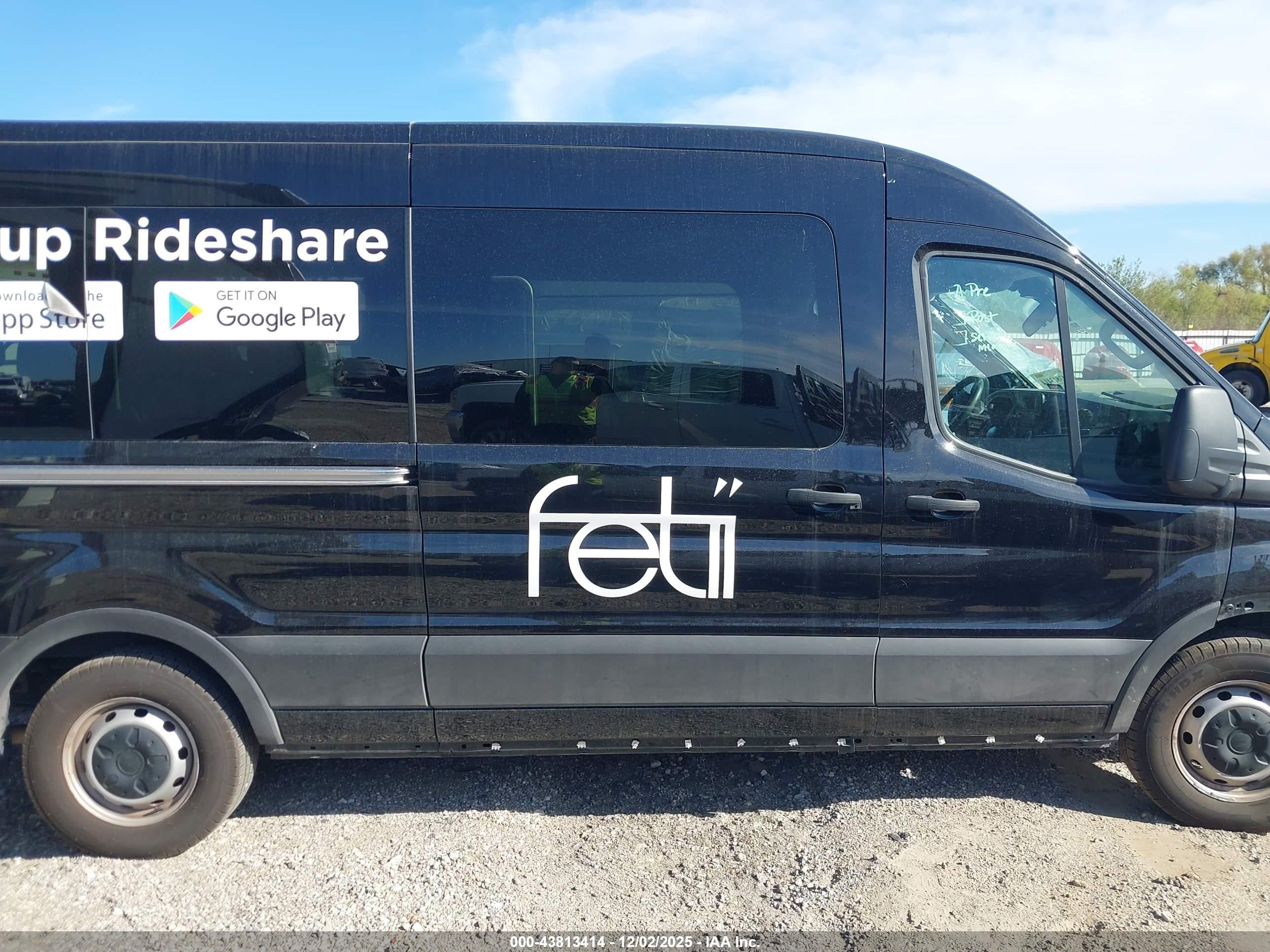 2024 Ford Van Black vin: 1FBAX2C84PKB96265